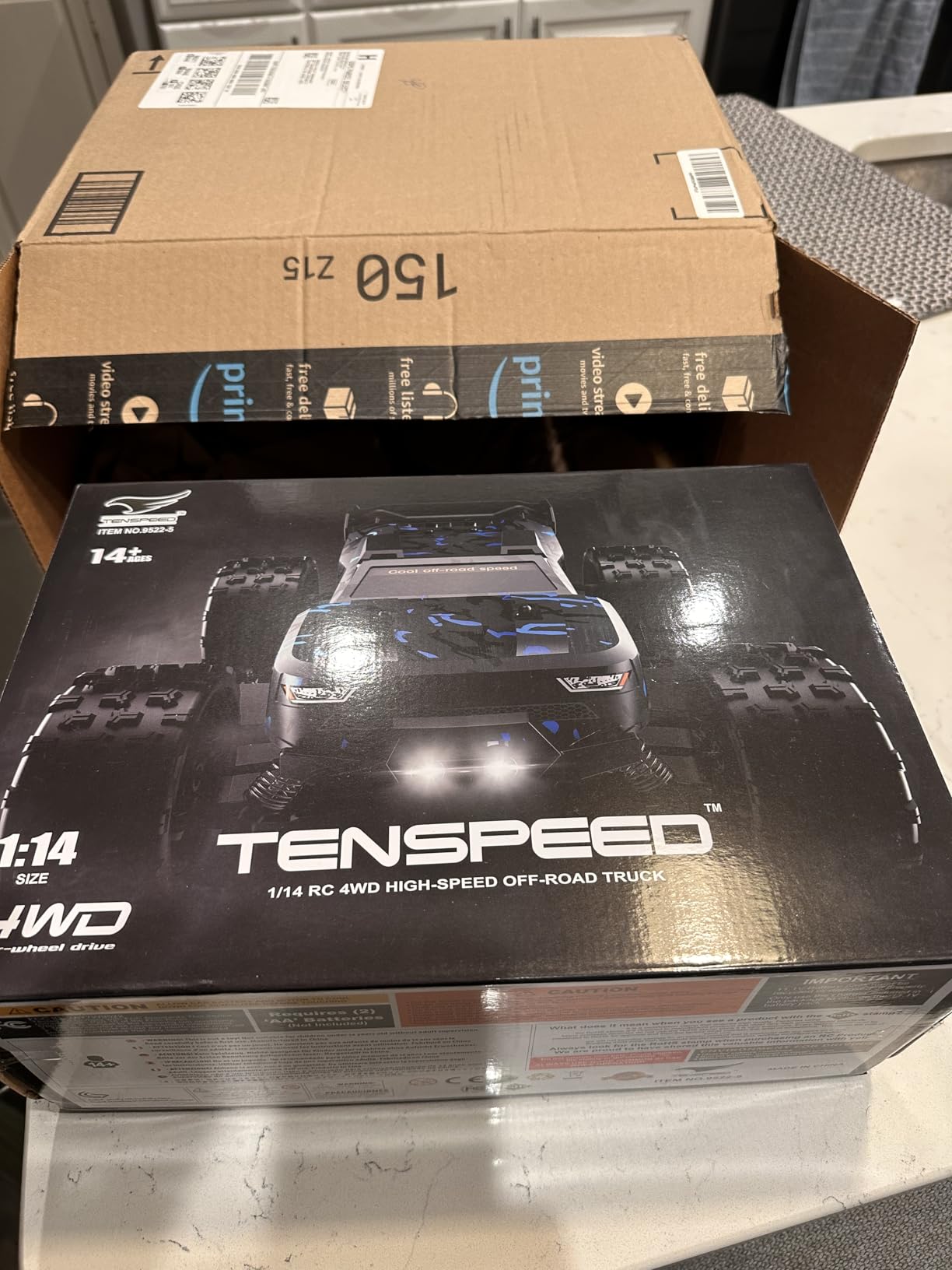 1:14 Scale RC Cars for Adults, 60KPH High Speed RC Truggy, 4X4 Off-Road Remote Control Truck, Waterproof Electric Car with 2S Battery, All Terrain RC Vehicle for Snow, Sand, Beach & Rocky Surfaces customer photo 1