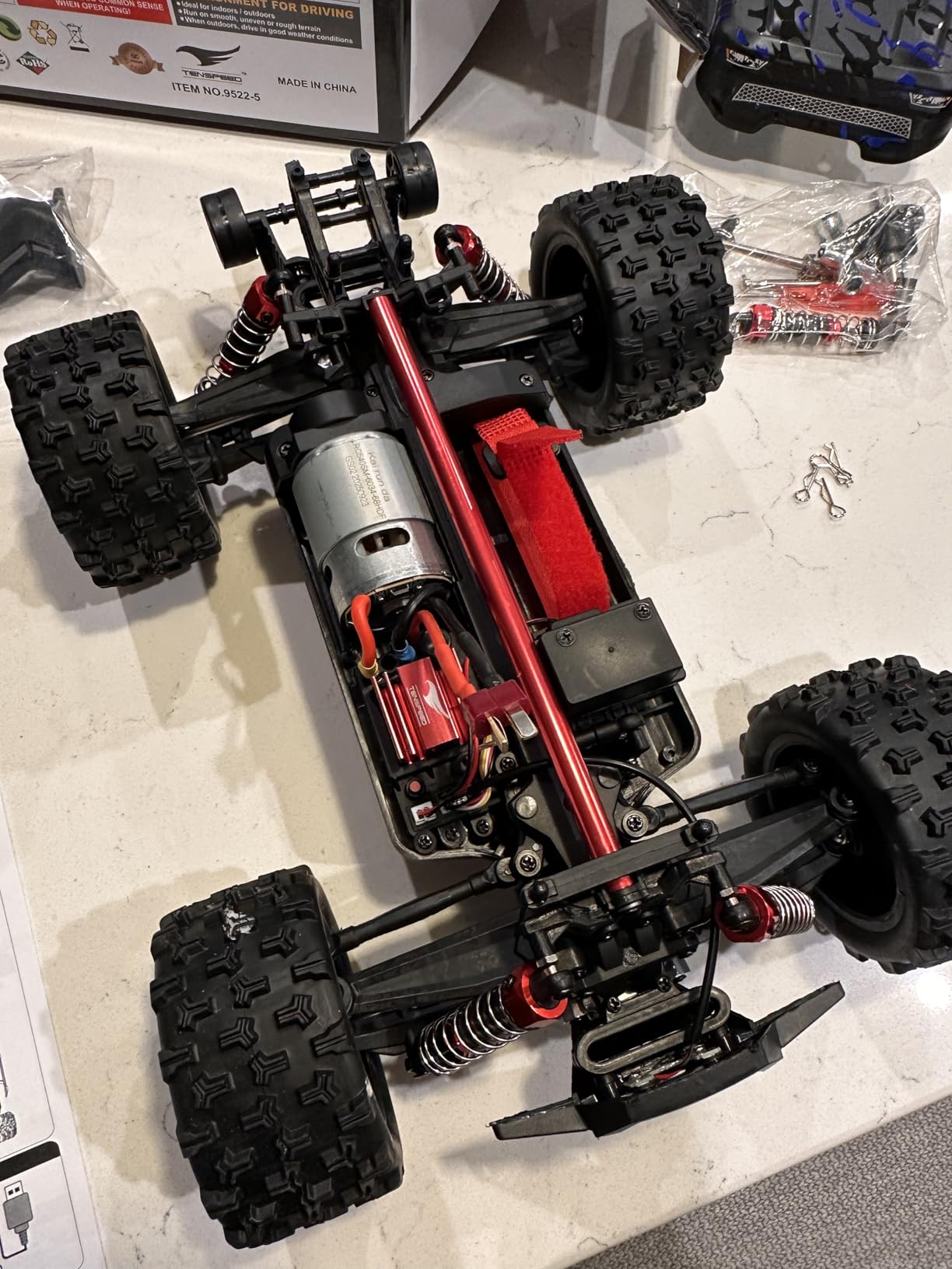 1:14 Scale RC Cars for Adults, 60KPH High Speed RC Truggy, 4X4 Off-Road Remote Control Truck, Waterproof Electric Car with 2S Battery, All Terrain RC Vehicle for Snow, Sand, Beach & Rocky Surfaces customer photo 2