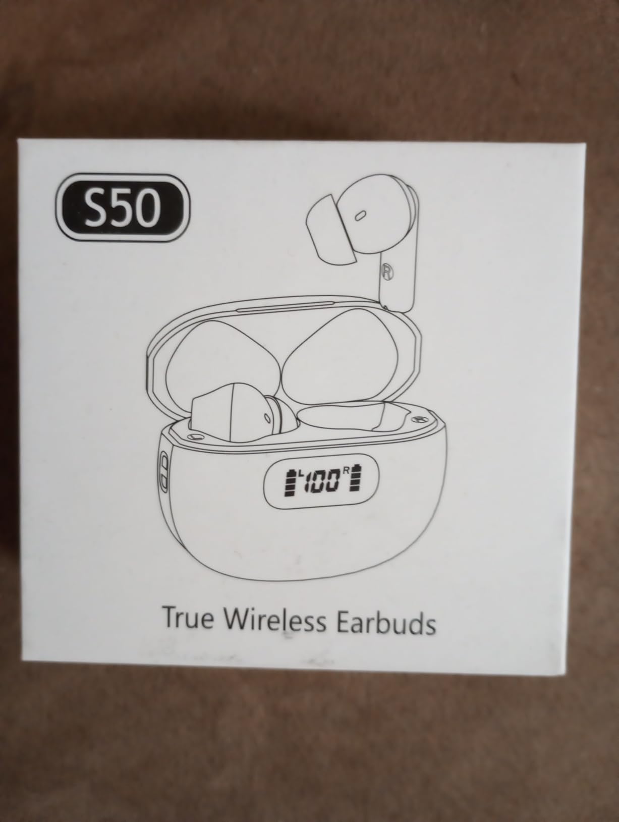 Wireless Earbuds, Bluetooth 5.3 Headphones LED Power Display, 2025 New Wireless Earphones, 4 ENC Noise Cancelling Mic, HiFi Stereo, 48H Playtime Mini Case IP7 Waterproof for Sport Walk customer photo 2