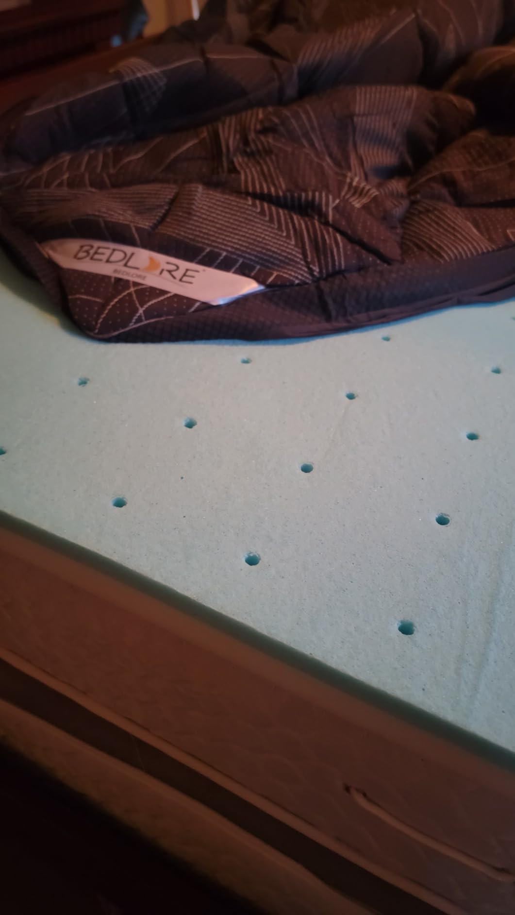 Bedlore 4-Inch Queen Mattress Topper for Back Pain - Dual Layer Medium Support (2