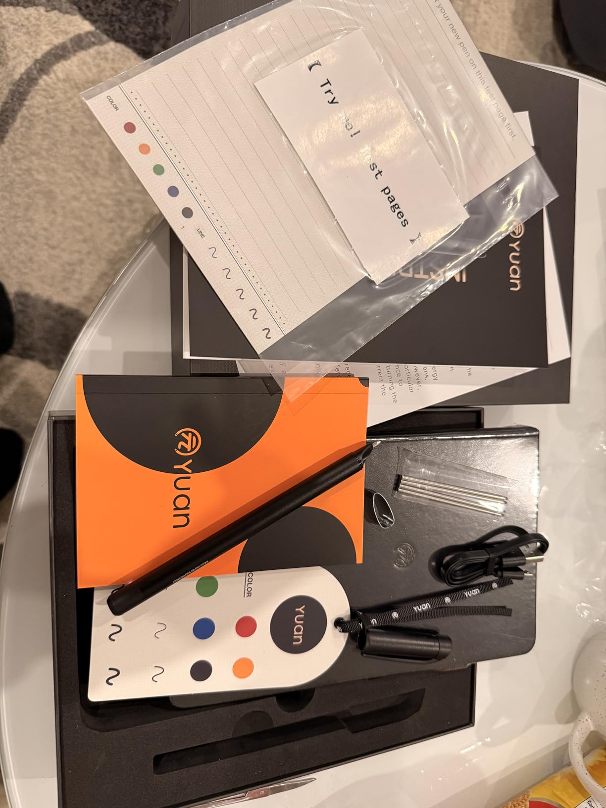 Yuan Digital Notebook with Smart Pen, 94 sheet Real Paper Note-Taking, Real-Time Sync & Digital Storage, Playback & Sharing via APP, iOS/Android Compatible customer photo 1