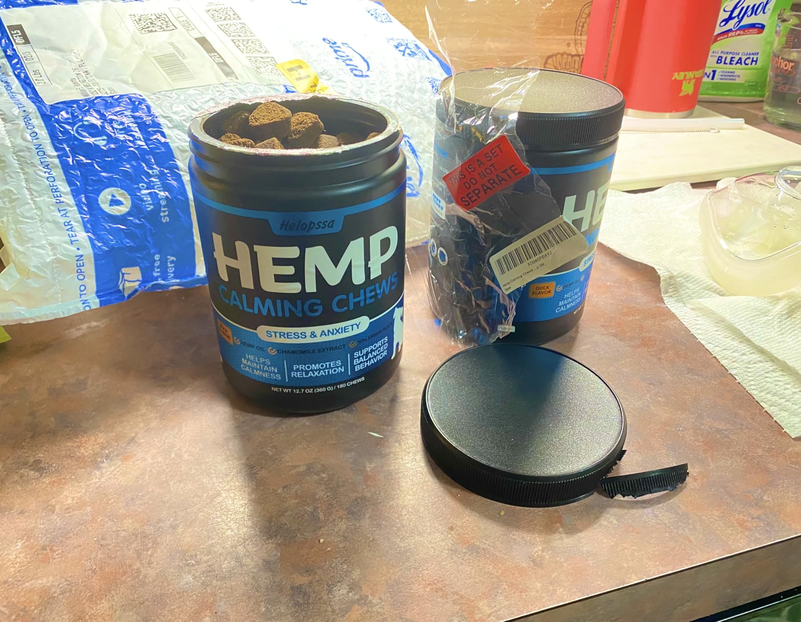 Hemp Oil for Dogs and Cats - Organic Hemp Oil Drops for Anxiety Relief, Stress, Pain, Calming, Sleep, Arthritis - Hip and Joint Support - Skin Health, Anti-Inflammatory - Omega 3-6-9 Pet Drops (2 Pack) customer photo 1