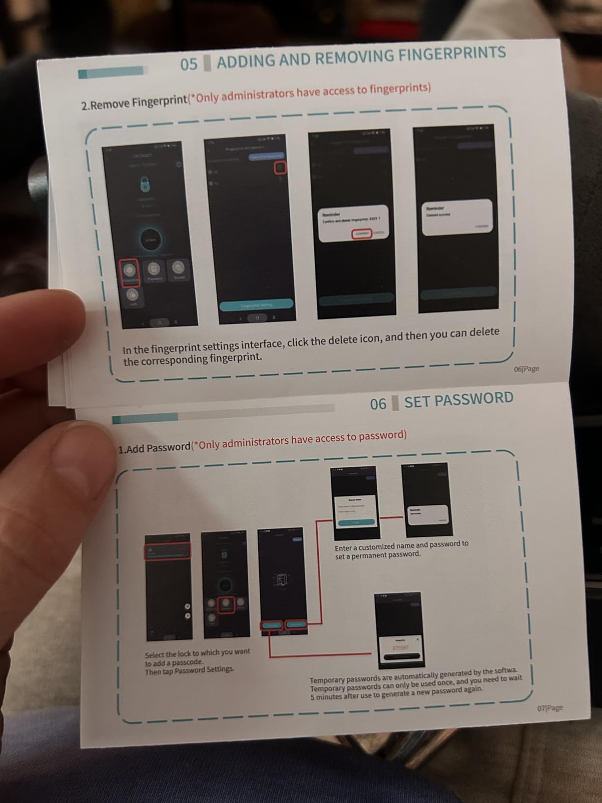 SFW New Smart Lock Boxes, Fingerprint Key Box Bluetooth Key Box with App Control & Passcode, Waterproof Wall Mounted & Door Hanging Security Lock Box (Fingerprint Unlock) customer photo 1