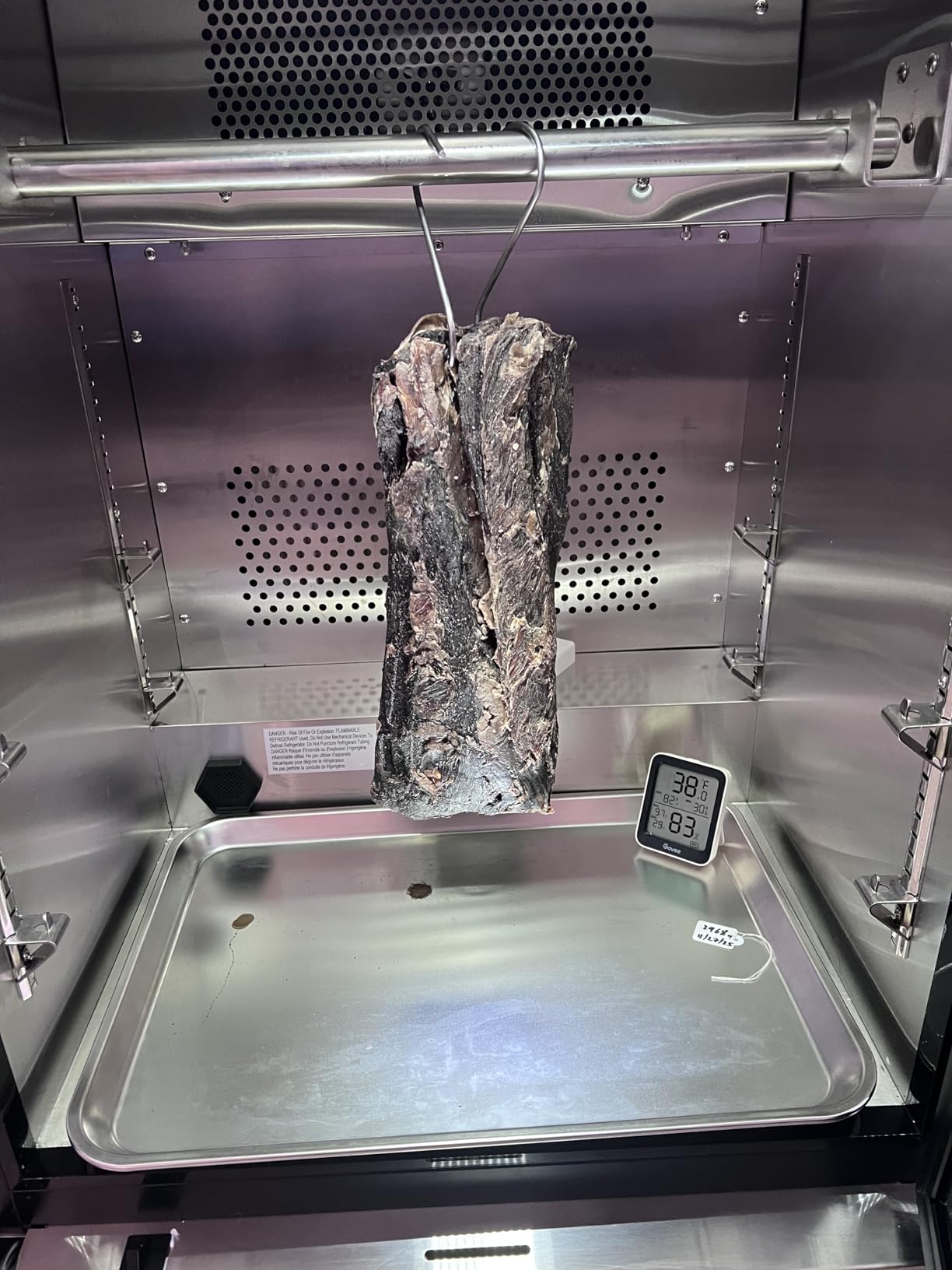 Cobalance Dry Aging Fridge for Steaks, Dry Age Freezer for Ribeye, Chicken, Ham&Salami up to 33 lbs, Home Meat Ager Refrigerator, Meat Aging Fridge, Tender Aged Beef and Game in 21-46 Days customer photo 1