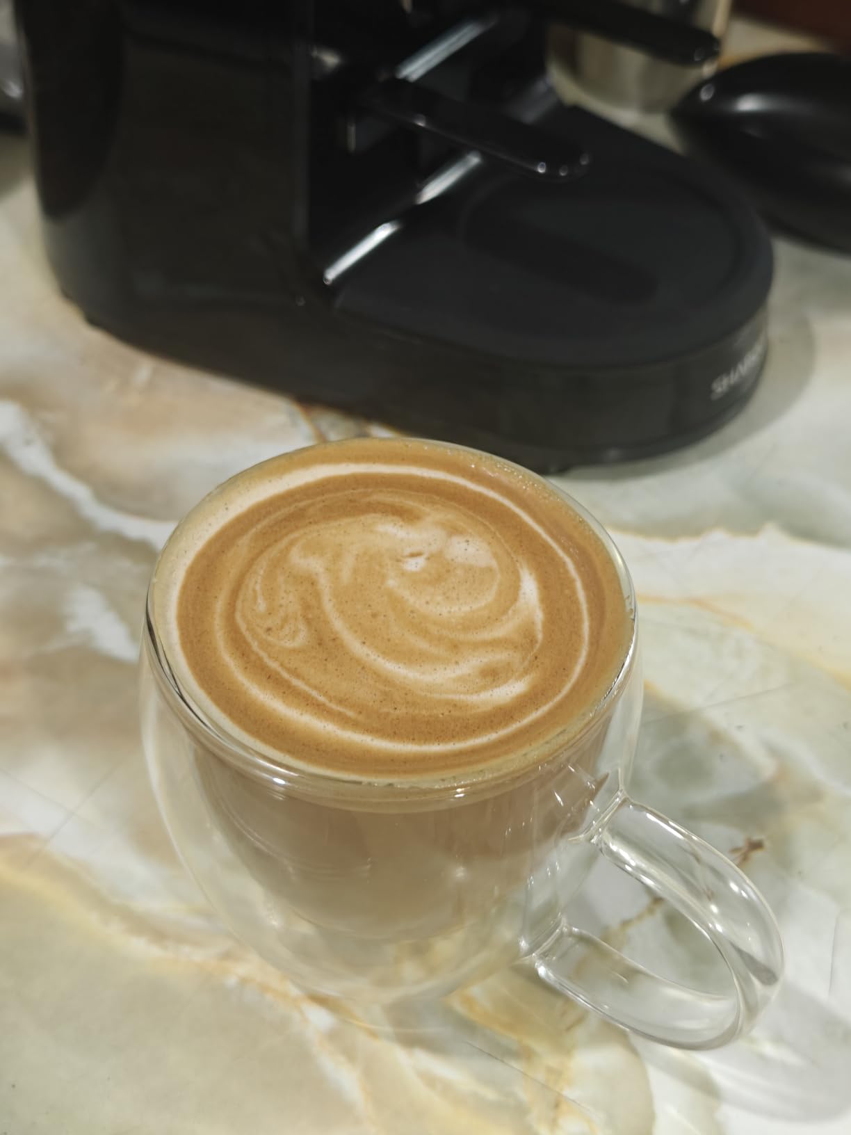 SHARDOR Professional 64mm Burr Coffee Grinder with 100 Grind Settings and All-Metal Chamber, Coffee Bean Grinder with Adjustable Electronic Timer and LED Display, Anti-Static,Black customer photo 2