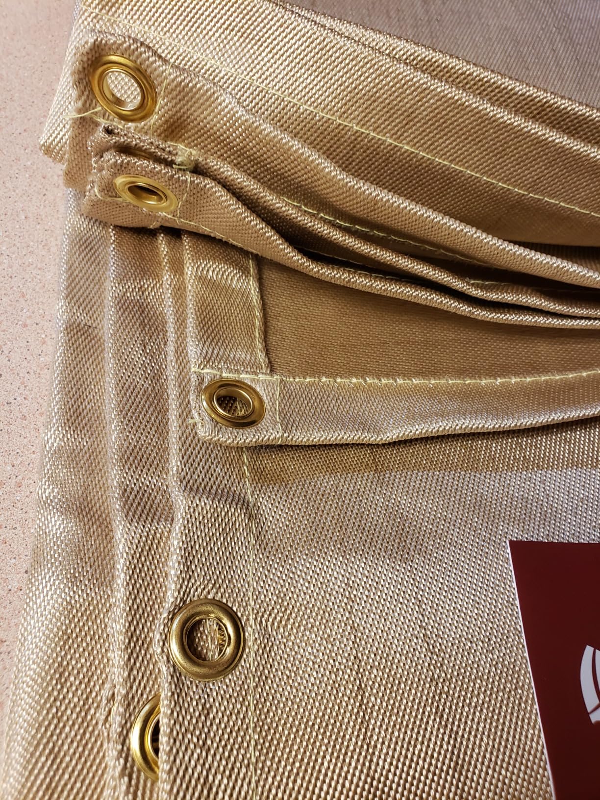 ARCCAPTAIN Welding Blanket 10x10FT, Heavy Duty Fiberglass 1022 F Heat Resistant Fabric Welding Blankets Fireproof 850GSM Thickened, Thermal Resistant Insulation Welding Curtain for Grill, Smoker customer photo 1