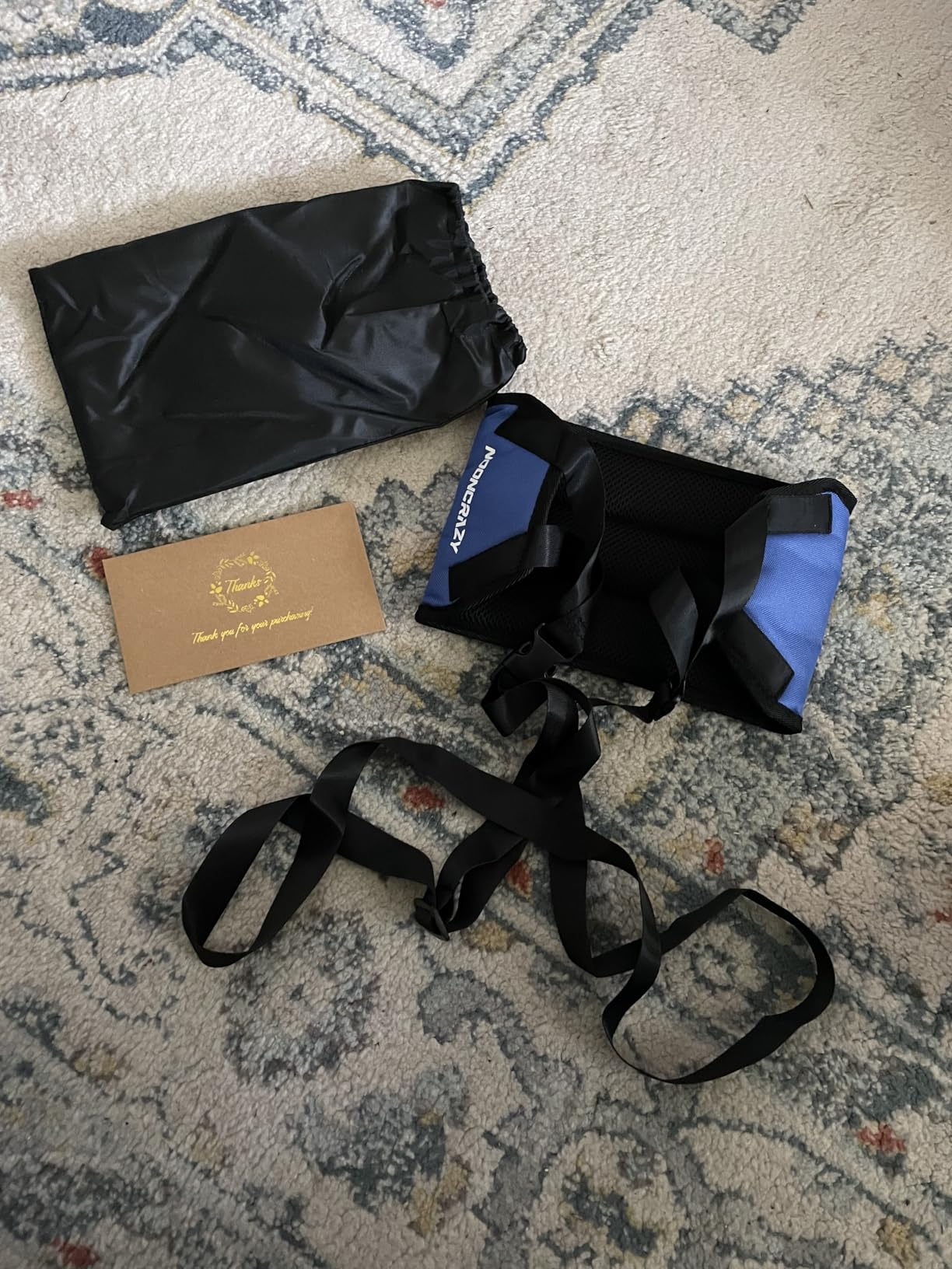 Airplane Foot Hammock, No Collapse Foot Rest for Plane Travel with Extended Adjustment Strap, Portable Desk Foot Hammock with Thickened Foam, Foot Sling Travel Essentials to Relax Your Feet customer photo 1