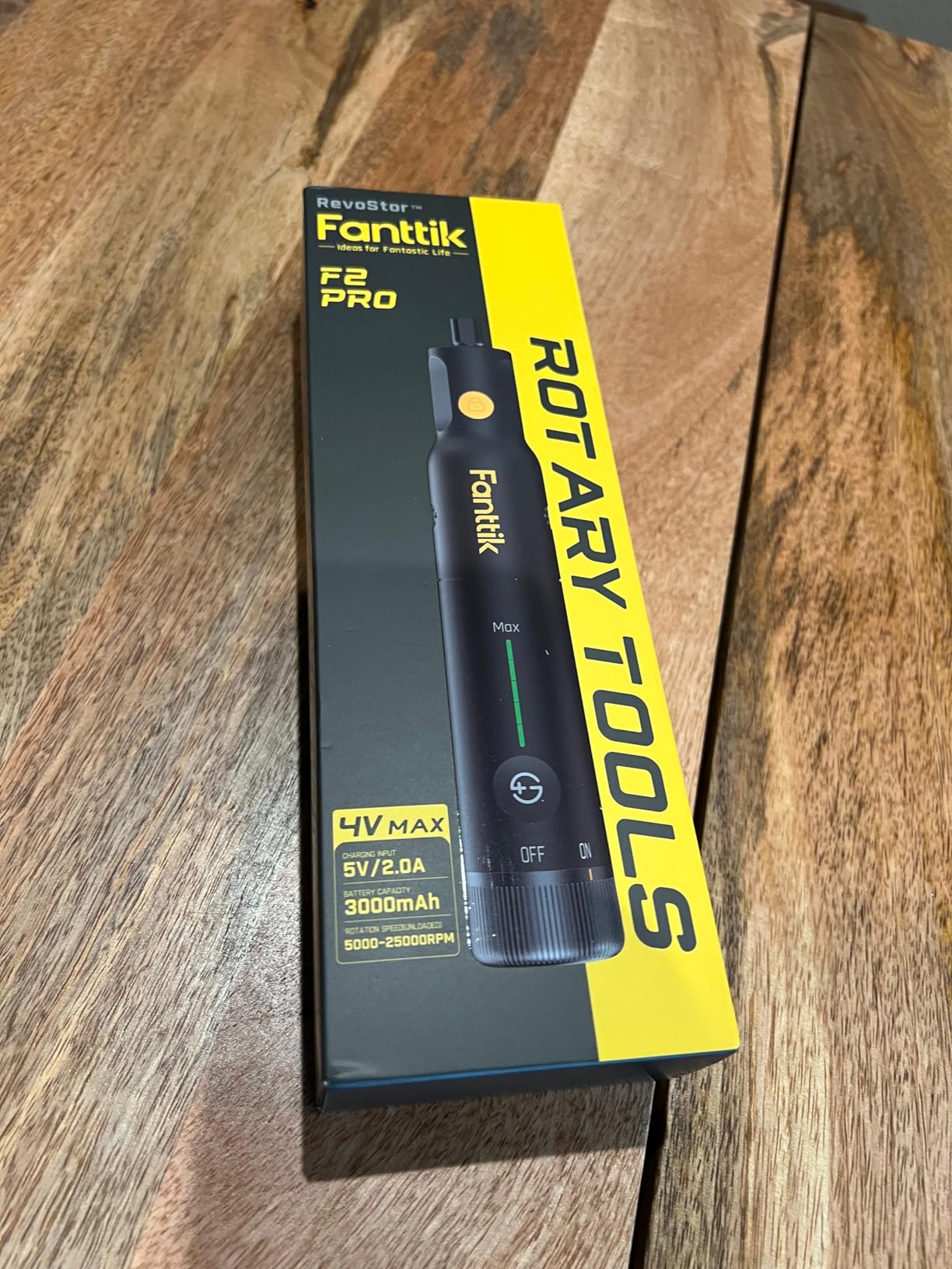 Fanttik F2 PRO Cordless Rotary Tool Kit Strong Magnetic Motor, Revostor Hub, 5 Variable Speed, 25000 RPM, 55 Accessories, for 3D Printed Sanding, Polishing, Drilling, Carving, Cutting DIY Craft customer photo 2