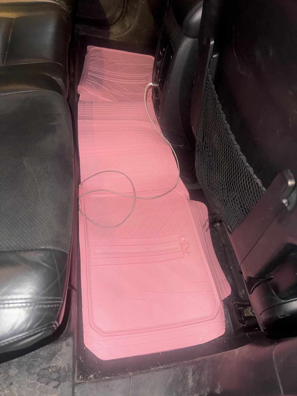 CAR PASS Heavy Rubber Car Floor Mats, Deep Waterproof Car Mats All Weather, Universal Trim-to Fit Automotive Floor Mats for Car SUV Truck Van, Durable Floor Liners Solid Black customer photo 2