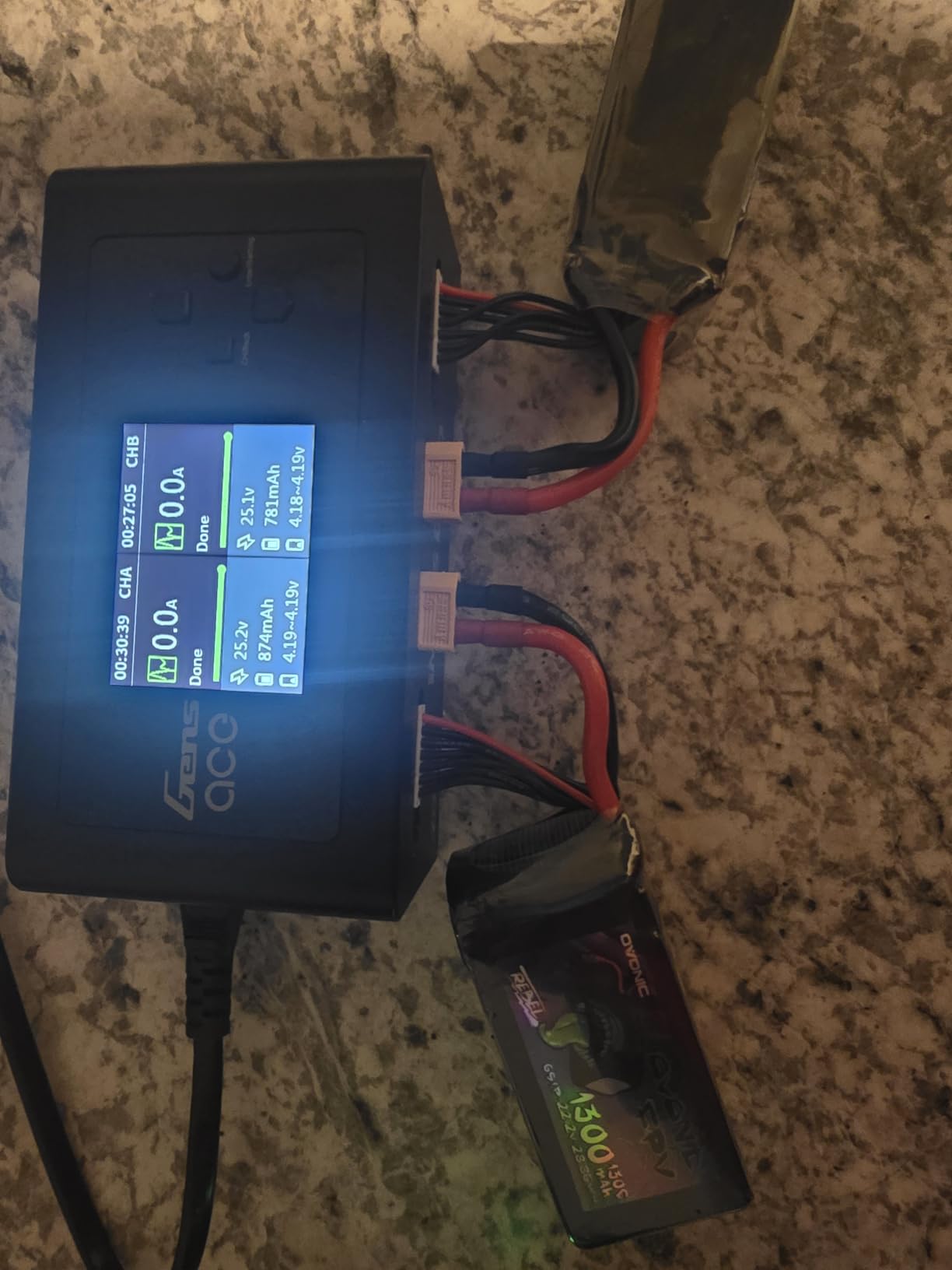 IMARS D300 Gens Ace Lipo Battery Charger G-Tech Series Smart Dual Lipo Balance Charger AC 300W DC 700W(350W*2) 16A Dual Channel Charger for 1s~6s Lipo Batteries, Life/NiCd/MH/LiHV, Plug&Play (Black) customer photo 1