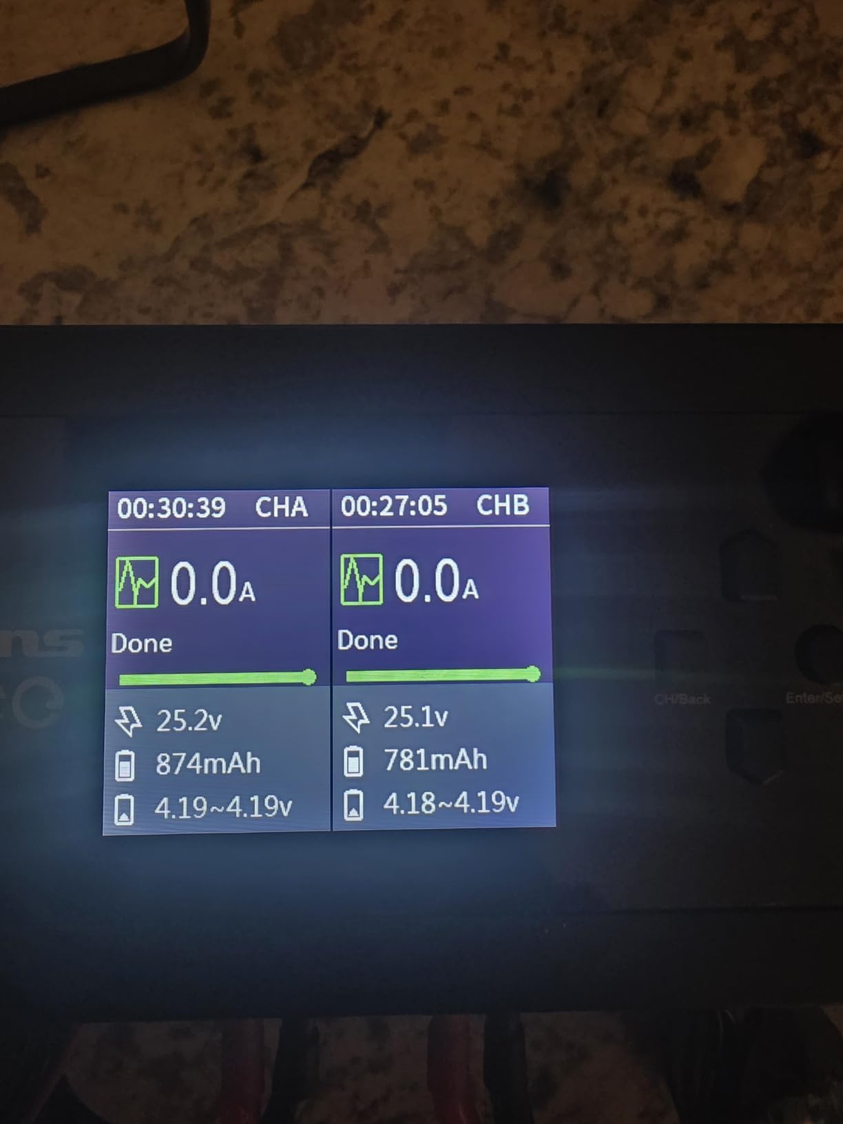 IMARS D300 Gens Ace Lipo Battery Charger G-Tech Series Smart Dual Lipo Balance Charger AC 300W DC 700W(350W*2) 16A Dual Channel Charger for 1s~6s Lipo Batteries, Life/NiCd/MH/LiHV, Plug&Play (Black) customer photo 2