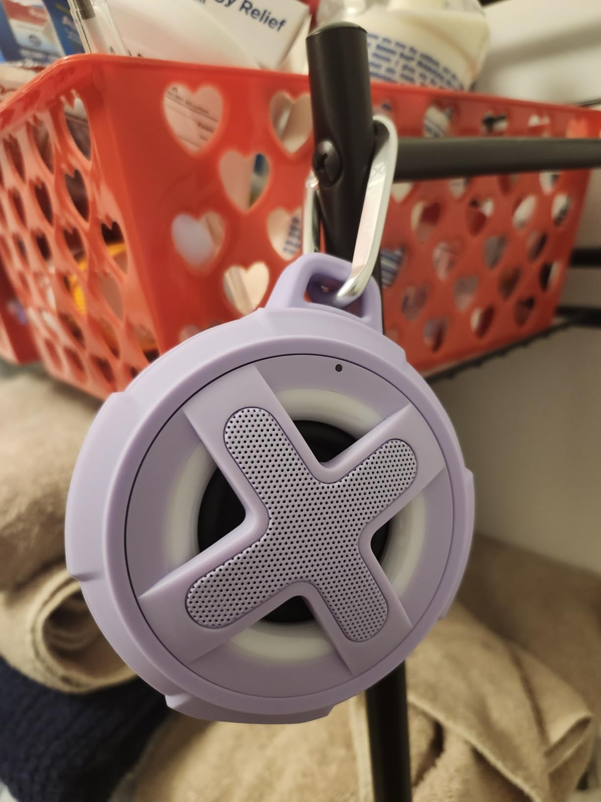 Upgraded, IP67 Waterproof Bluetooth Speaker, Silicone Case,10W Pro Sound&Deep Bass,24H Playtime, with Lights,Clip,Floating,for Shower,Beach essentials, Kayak Paddle Board Boat Lake Camping accessories customer photo 1