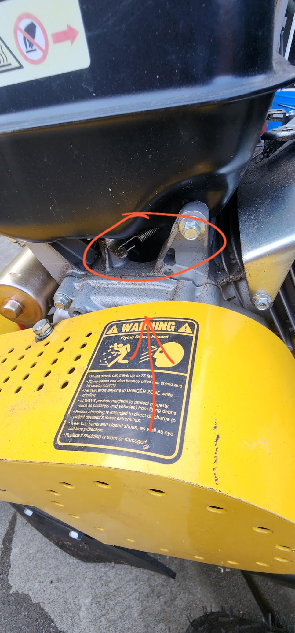 MechMaxx 15 inch E-Start Ducar 420CC 15HP Gas Power Stump Grinder With Tow Bar/12pcs Alloy Teeth/Rotation Chassis,15'' Cutting Height And 10'' Cutting Depth,Two Wheel Brake System,Model SG380 customer photo 2