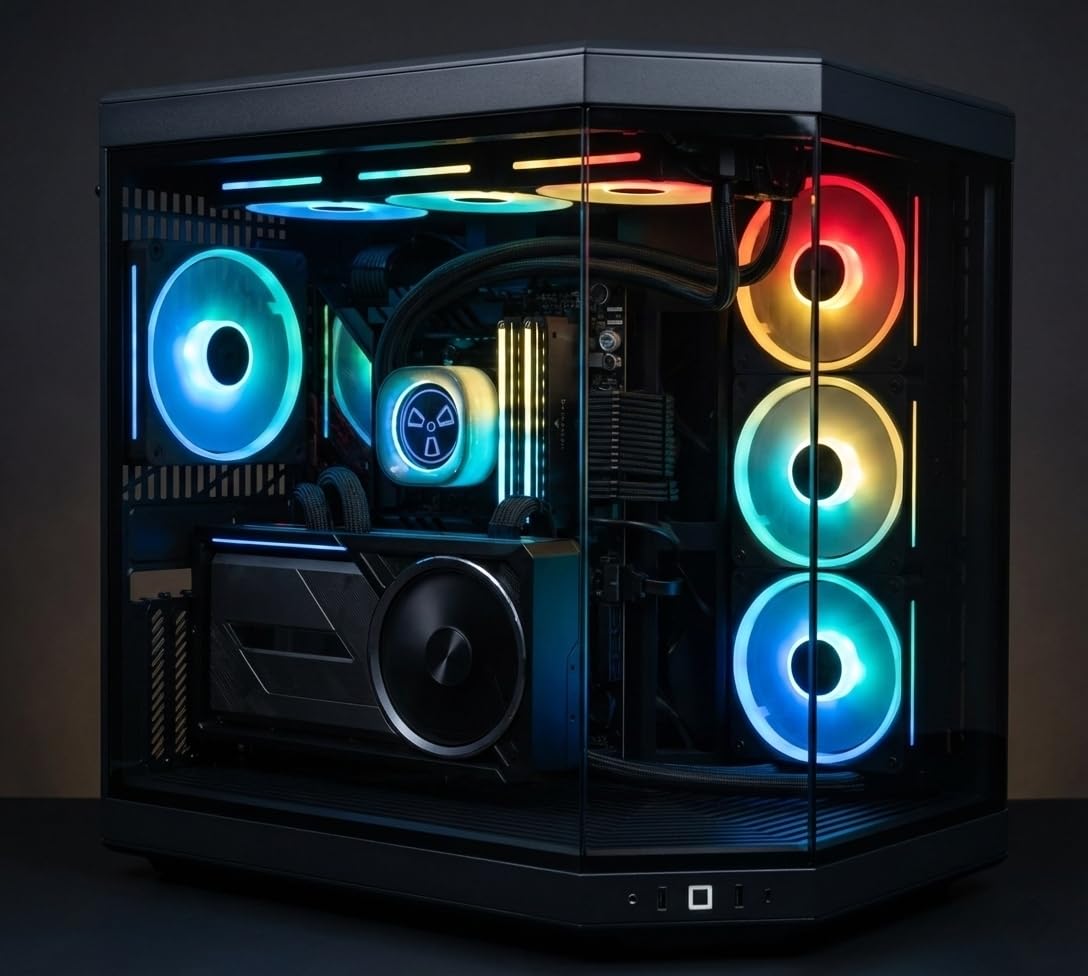 CableMod Universal Pro ModFlex Sleeved 12V-2x6 12VHPWR StealthSense PCIe Cable (Black, 16-pin to 16-pin, 60cm) customer photo 1