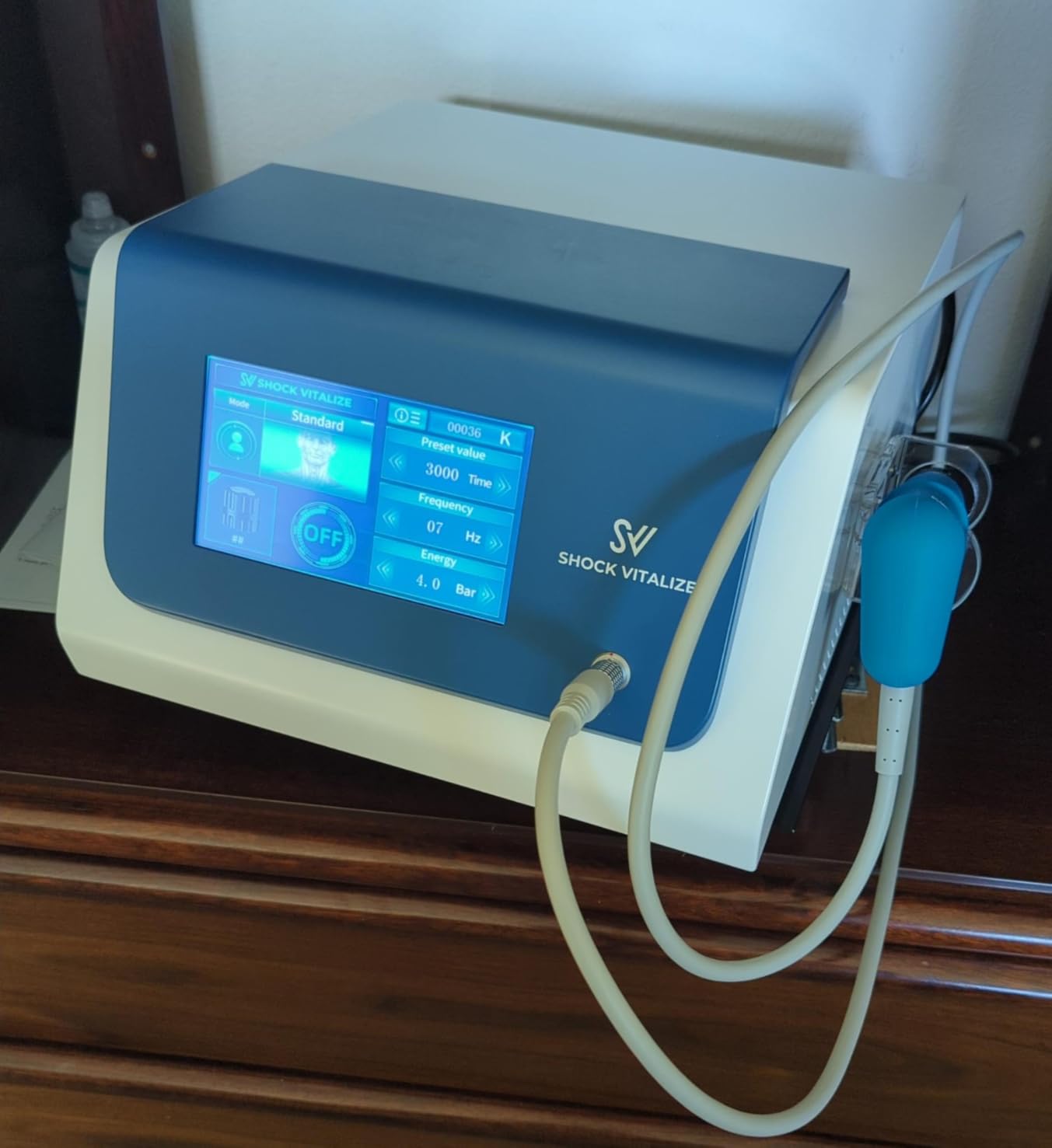2026 New Upgraded Shockwave Therapy Machine, Extracorporeal Shock Wave Therapy Device for Pain Relief, Muscle and Bone Tissue Regeneration, ESWT Shock Wave Therapy Machine for Home & Institution Use customer photo 2