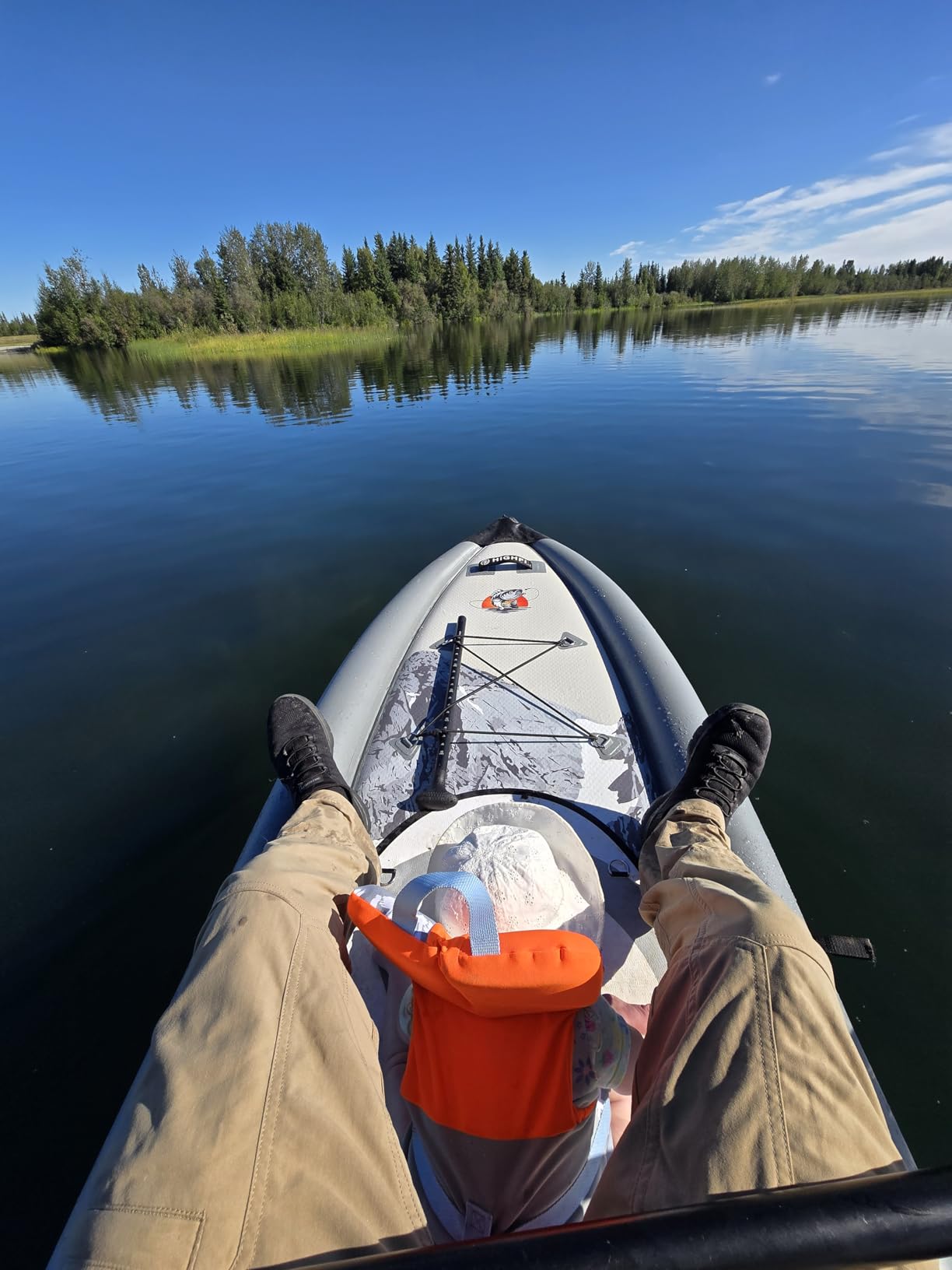 Highpi Inflatable Stand Up Paddle Board for Youth and Adults - Wide Sup with Premium Accessories, Blow Up Paddleboard for Surfing, Fishing, Yoga & More customer photo 1