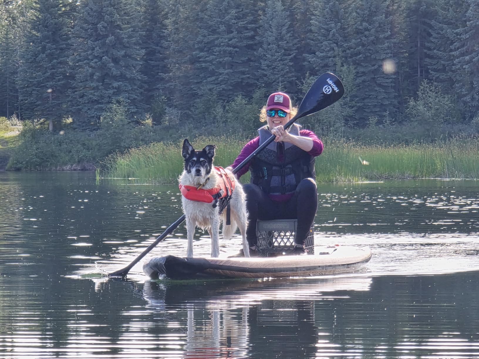 Highpi Inflatable Stand Up Paddle Board for Youth and Adults - Wide Sup with Premium Accessories, Blow Up Paddleboard for Surfing, Fishing, Yoga & More customer photo 2