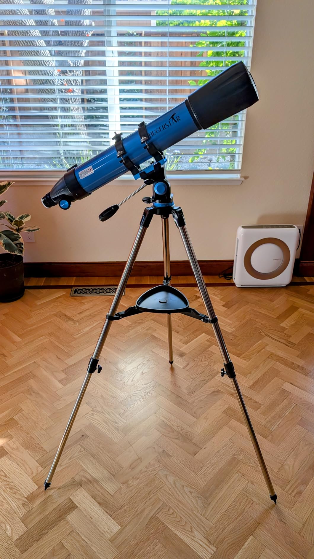 Telescope, Telescope for Adults High Powered, 90mm Aperture 800mm Professional Refractor Telescopes for Adults Astronomy Beginners with AZ Mount Stainless Tripod, Carry Bag and Moon Filter customer photo 1