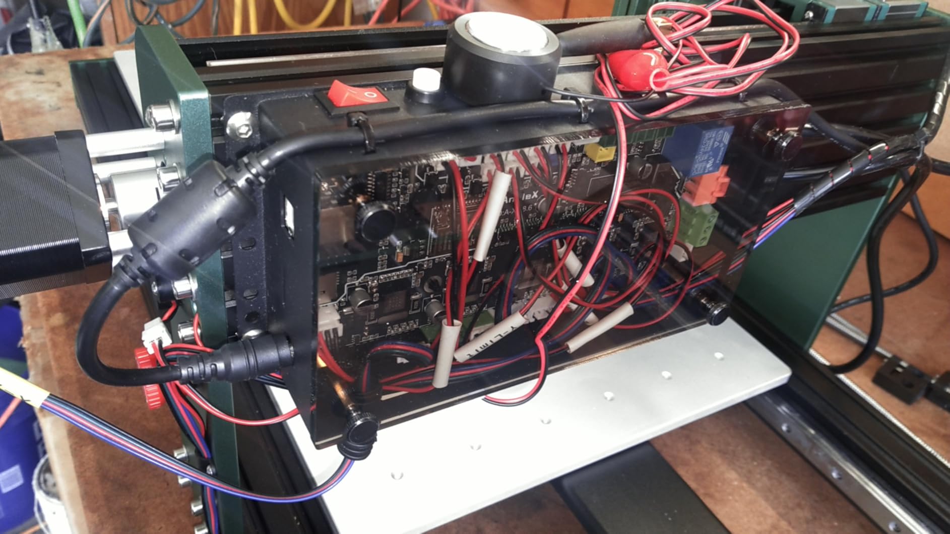 CNC Router Machine 3030-Evo Max, All-Metal XYZ Axis Dual Steel Linear Guides with 800W Trimmer Router, ideal for Cutting Aluminum, Brass, Stainless steel, Wood, Acrylic, MDF, Plastics customer photo 1