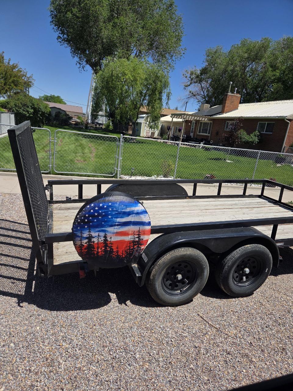 Spare Tire Cover American Flag Waterproof Dust-Proof Universal 14 Inch Wheel Protectors Camper Tire Cover Fit for RV Trailer Truck Jeep SUV Rav4 Motorhome Travel Trailer Accessories customer photo 2