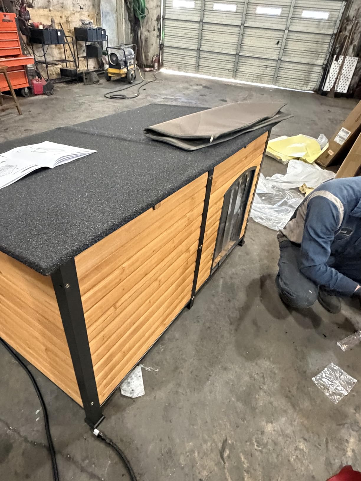 Aivituvin Heated Dog House Outdoor 59