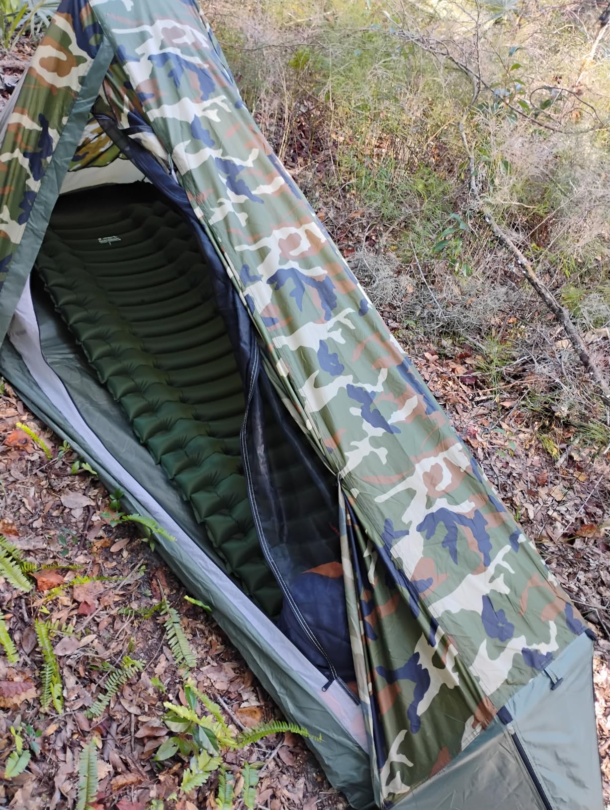 Gear Doctors® Ether 17.5oz Ultralight Camping Sleeping Pad - Backpacking Air Mattress - Camping Mattress Pad - Compact Inflatable Sleeping Mat for Backpacking, Comfortable Outdoor Hiking, Tent, Travel customer photo 1