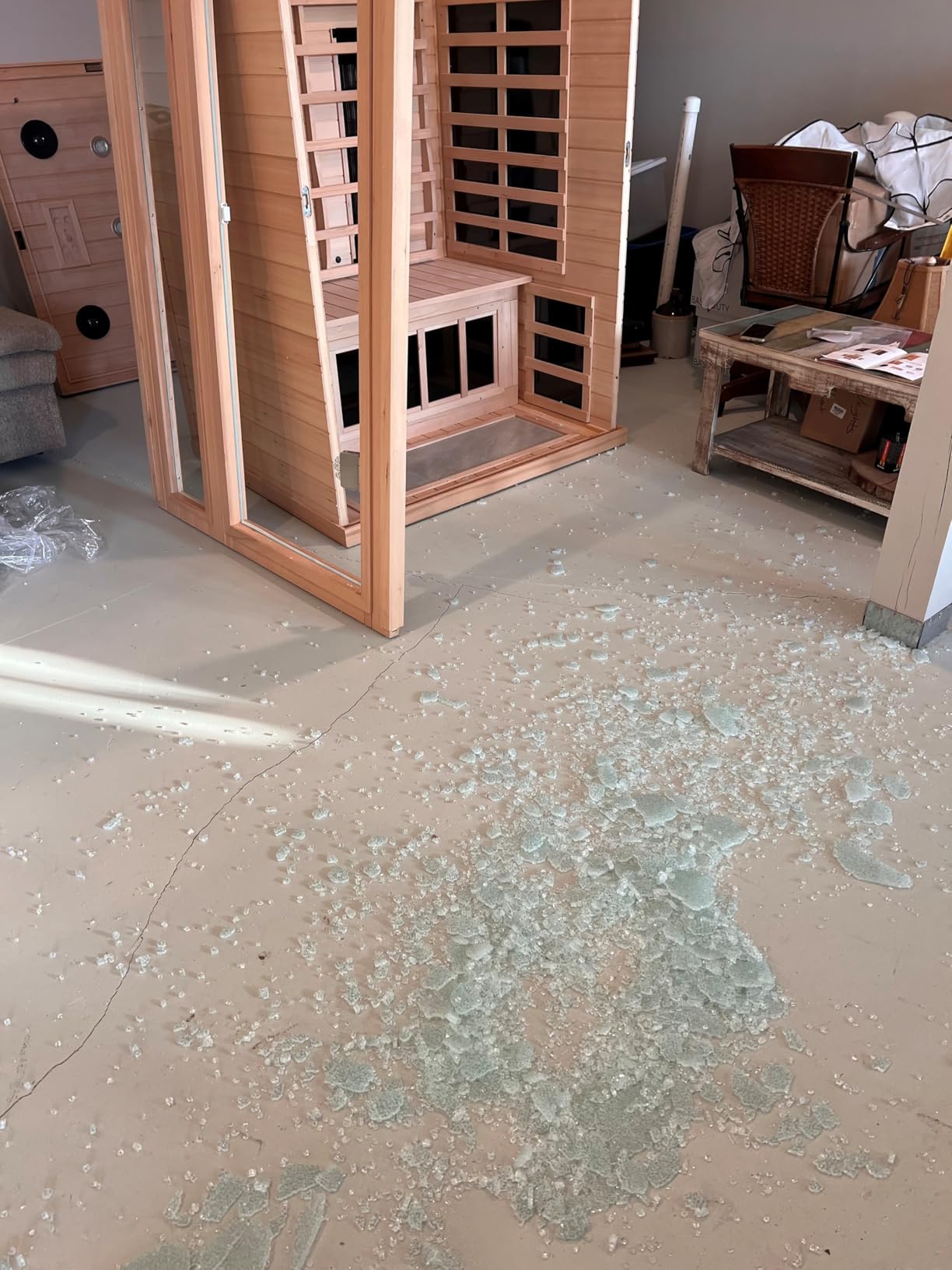 3 Person Infrared Sauna, Ceramic Infrared Sauna 3 Person, Far Infrared Saunas for Home, Low EMF Infrared Indoor Sauna, Hemlock Wooded Sauna Room, Bluetooth Speakers, Chromotherapy Lights customer photo 2