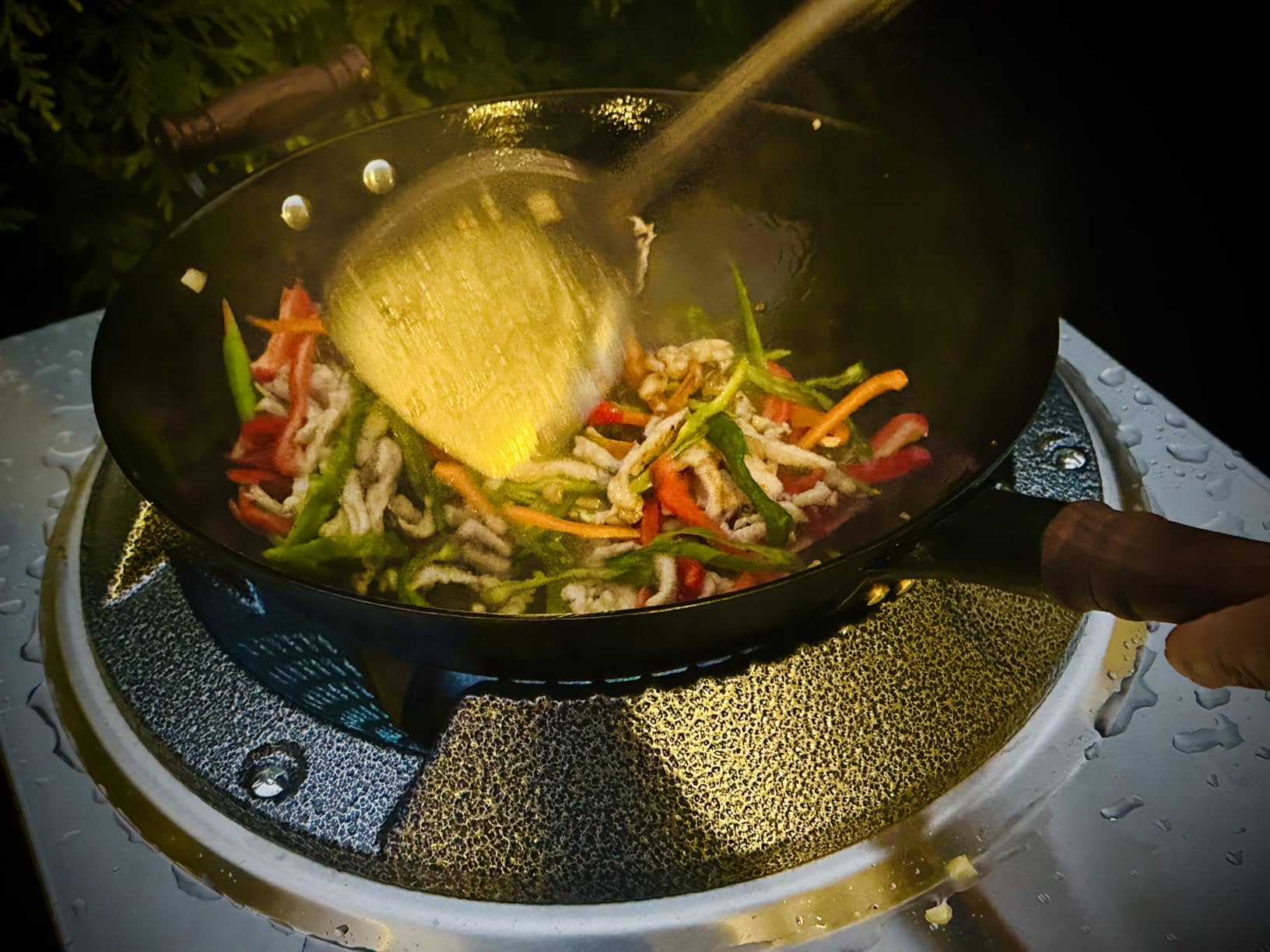 Concord Professional Vortex Burner Stainless Steel Commercial Wok Range Single Burner Outdoor Propane Stove. Great for Stir Fry, Outdoor Kitchen, Asian Cuisine customer photo 1