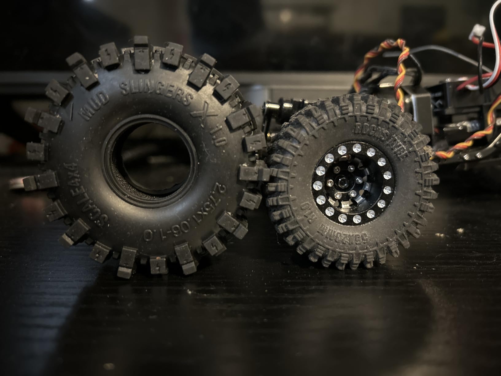 HOBBYSOUL 1.0 Tires 70mm Tall All Terrain Super Soft Sticky mud Tyre for RC Crawler 1/24 SCX24 1/18 TRX4M Upgrades customer photo 1