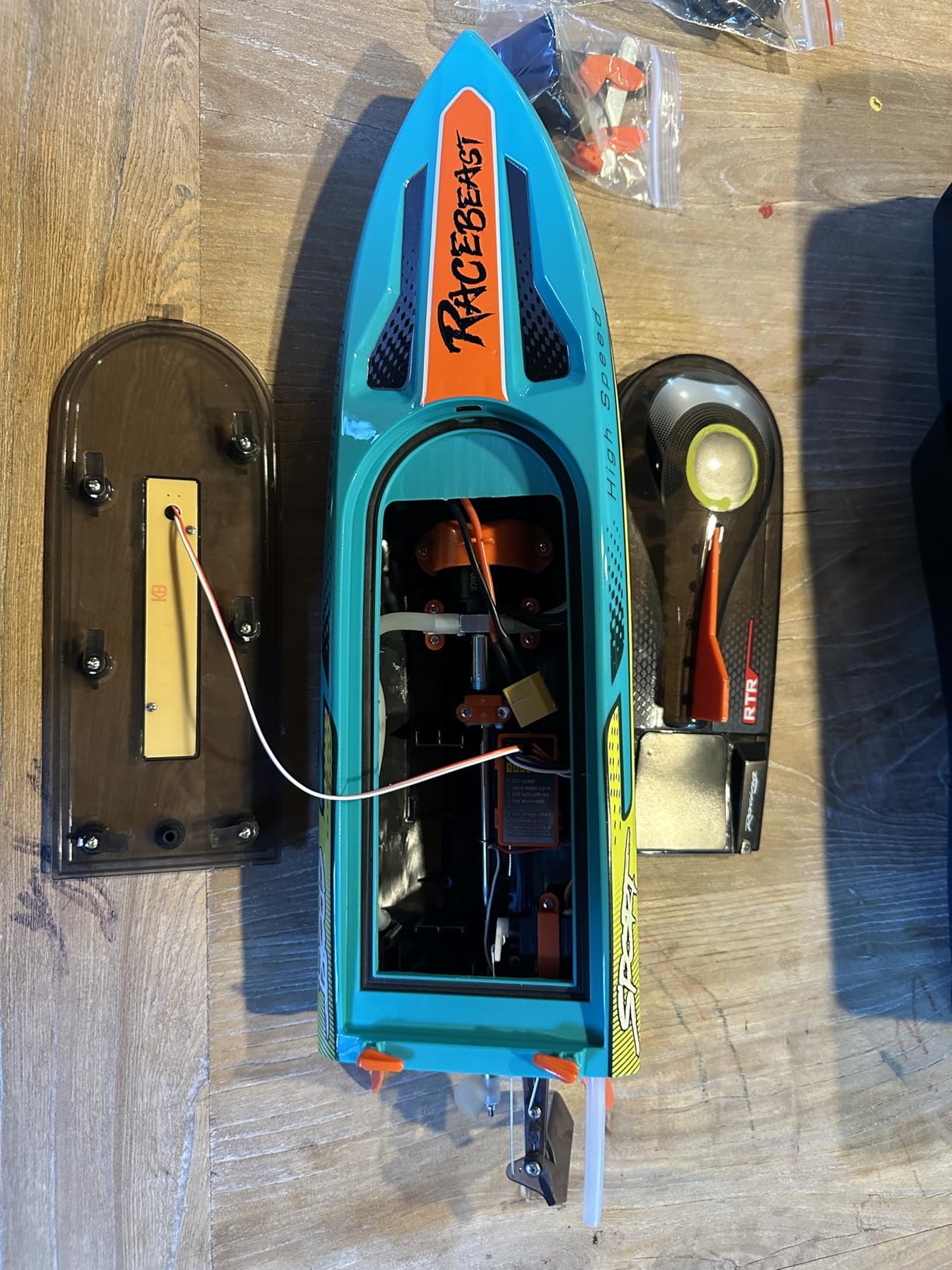 Brushless RC Boat 40+MPH, Remote Control Boats for Adults Kids, 19