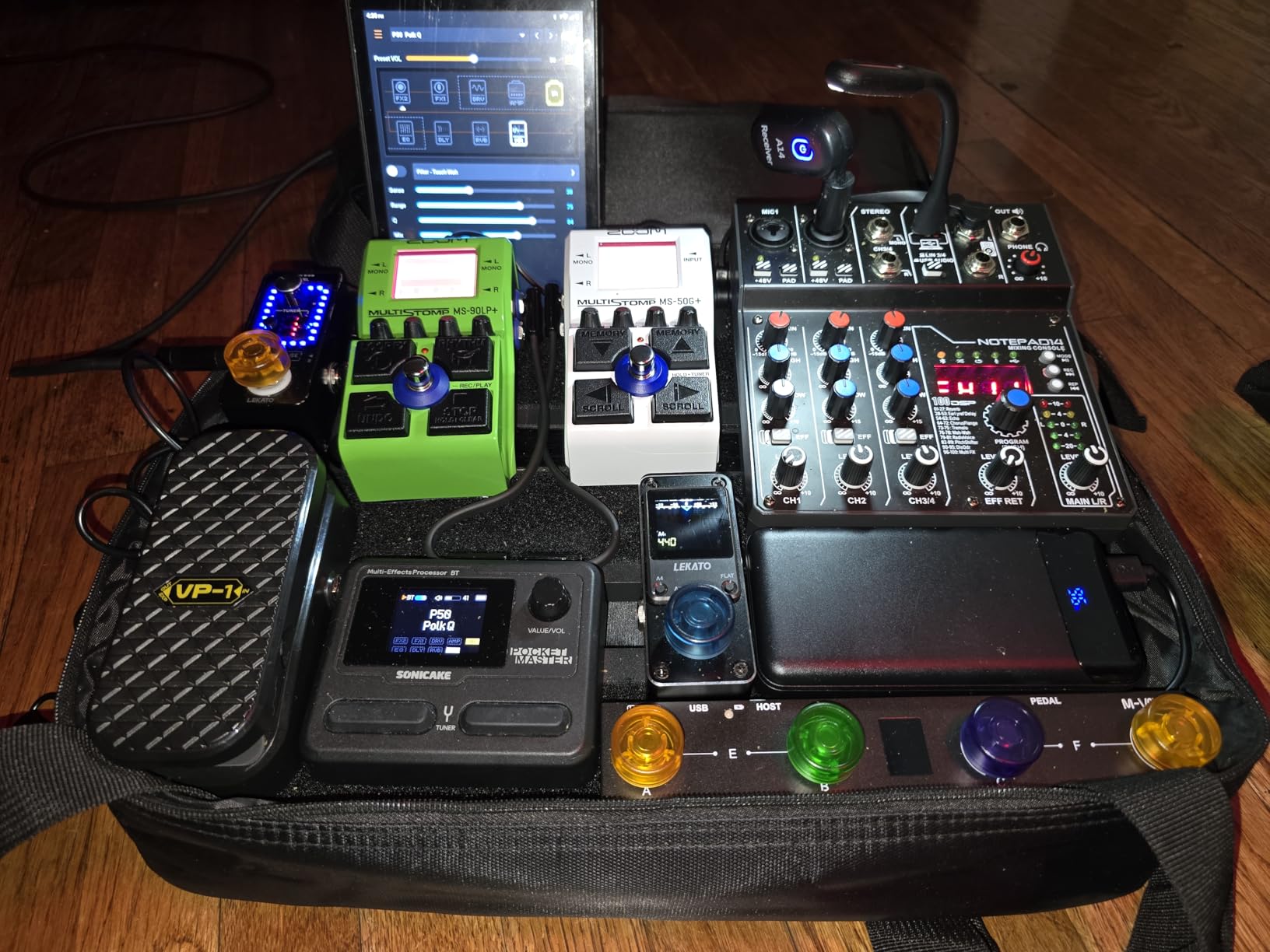 Zoom MS-90LP+ MultiStomp Guitar Pedal, 32-Bit Float, 13-Hour Recording, 90-Minute Loops, High-Fidelity Audio, Dedicated Controls, Loop FX, Backlit LCD, Rhythm Patterns, MIDI customer photo 1