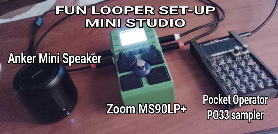 Zoom MS-90LP+ MultiStomp Guitar Pedal, 32-Bit Float, 13-Hour Recording, 90-Minute Loops, High-Fidelity Audio, Dedicated Controls, Loop FX, Backlit LCD, Rhythm Patterns, MIDI customer photo 2