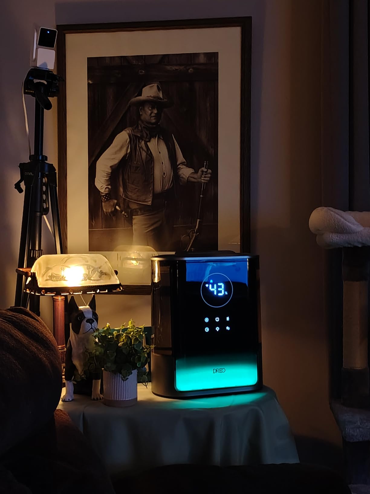 DREO 8L Smart Humidifier Large Room 600ft², HM717S, 80H Runtime Supersized Warm and Cool Mist Humidifiers for Bedroom Baby, 28dB Quiet Air Humidifier for Plants Indoor, Home, Whole House, Silver customer photo 1