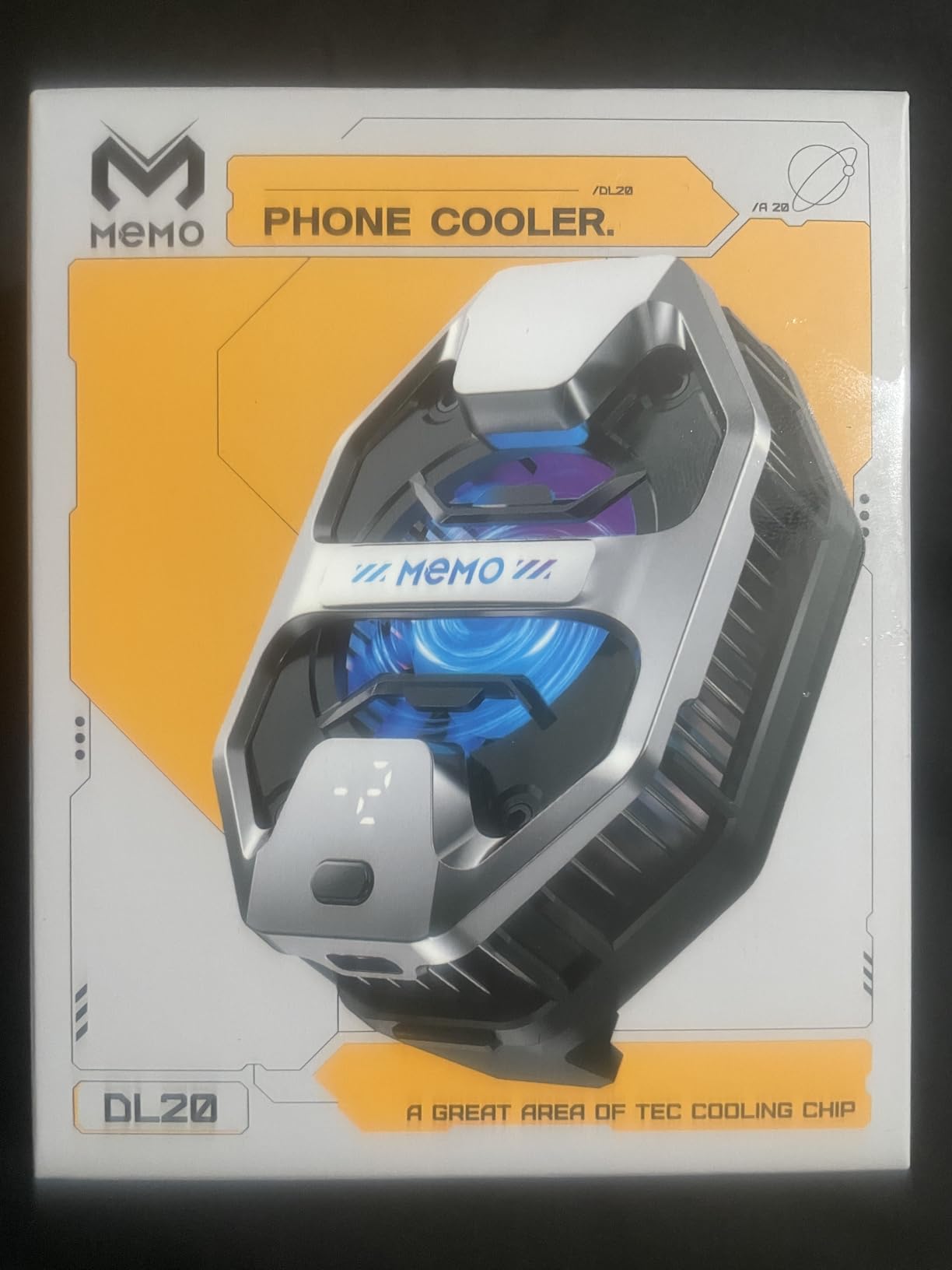 Phone Cooler for Gaming, 27W iPhone Cooling Fan with RGB LED Semiconductor Heatsink Cooling Case Enfriador para Celular, for iPhone/Android Phone Gaming, Live Streaming, AI Smartphone Temperature customer photo 2
