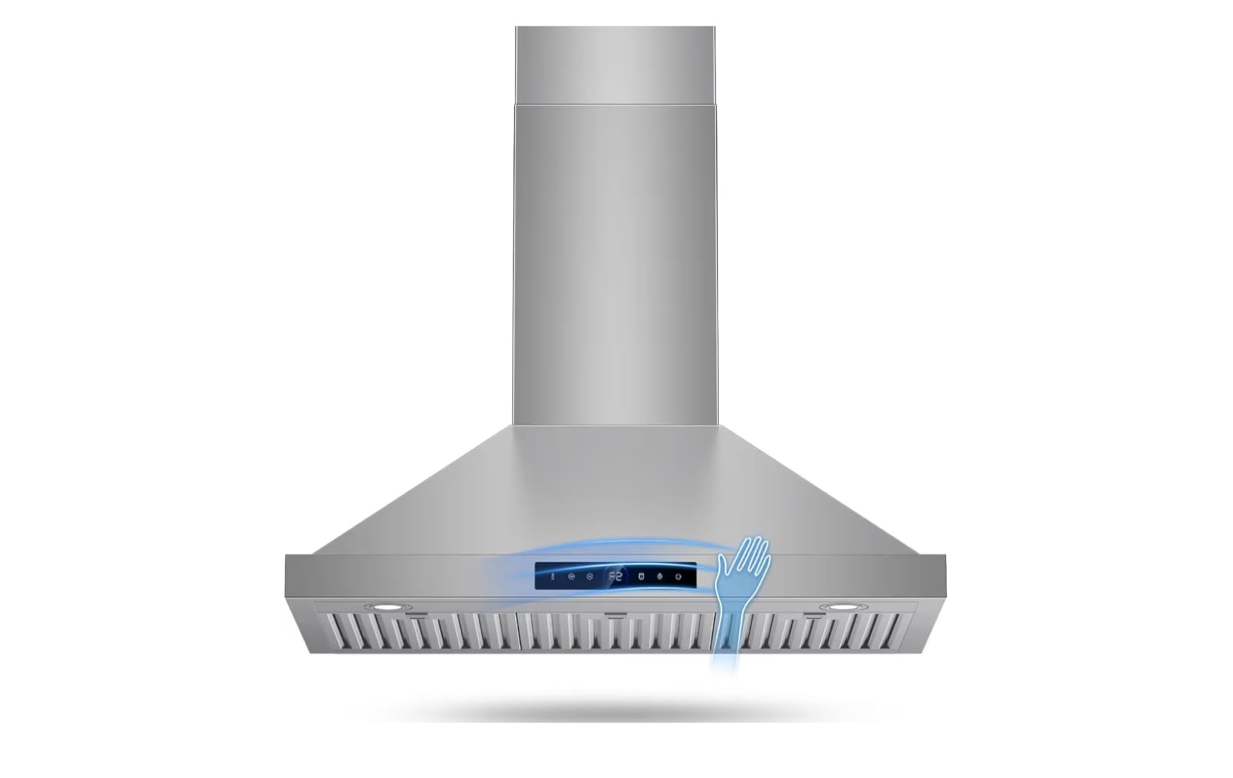 36 Inch Wall Mount Range Hood 1200 CFM, 4 Speed Remote Control Kitchen Wall Mount Range Hood with Motion Sensor & Adjustable LED Lighting Ducted/Ductless Convertible Pro Series customer photo 1