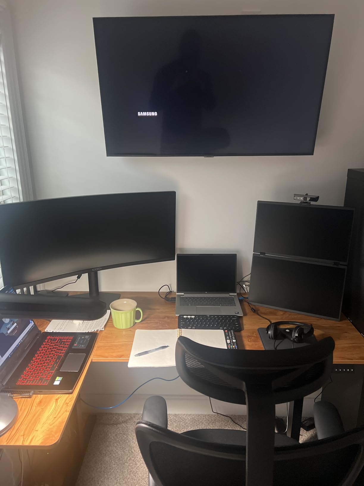 Marsail Drafting Chair, Tall Office Chair with 2D Lumbar Support, Standing Desk Chair,High Office Chair with Padded Flip-Up Armrests & Adjustable Footrest Ring, Ebony customer photo 1