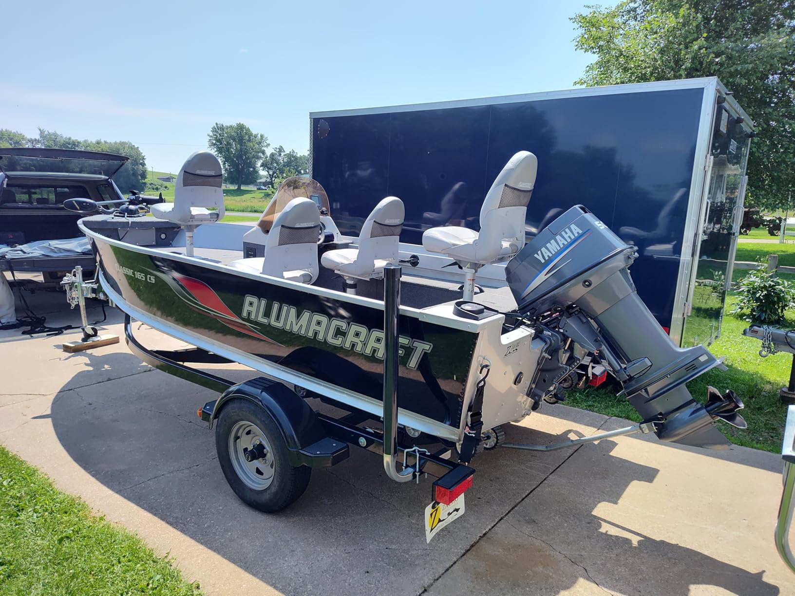 1 Pair of Boat Trailer Guide, Trailer Guide Ons Galvanized Steel for Boat, Fishing Boat, Sailboat Trailer, Silver and Black, L Shaped/T Shaped customer photo 1