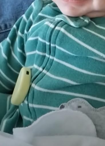 BellyButton Baby Movement Monitor for peace of mind, with gentle vibration, app alerts, easy clip, portable design, and safe for babies customer photo 3