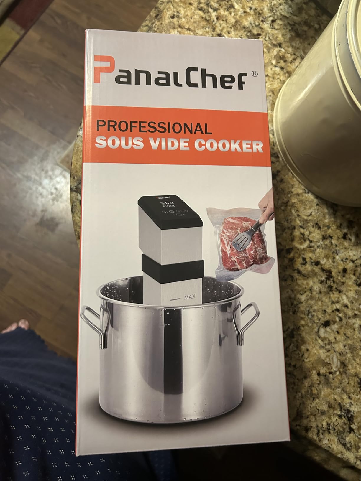 Commercial Sous Vide Machine for Restaurant, 1600W Sous Vide Cooker, 360° Immersion Circulator, 15dB Ultra-Quiet, IPX7 Waterproof, Powerful Pump Design, Accurate Temperature Control customer photo 1