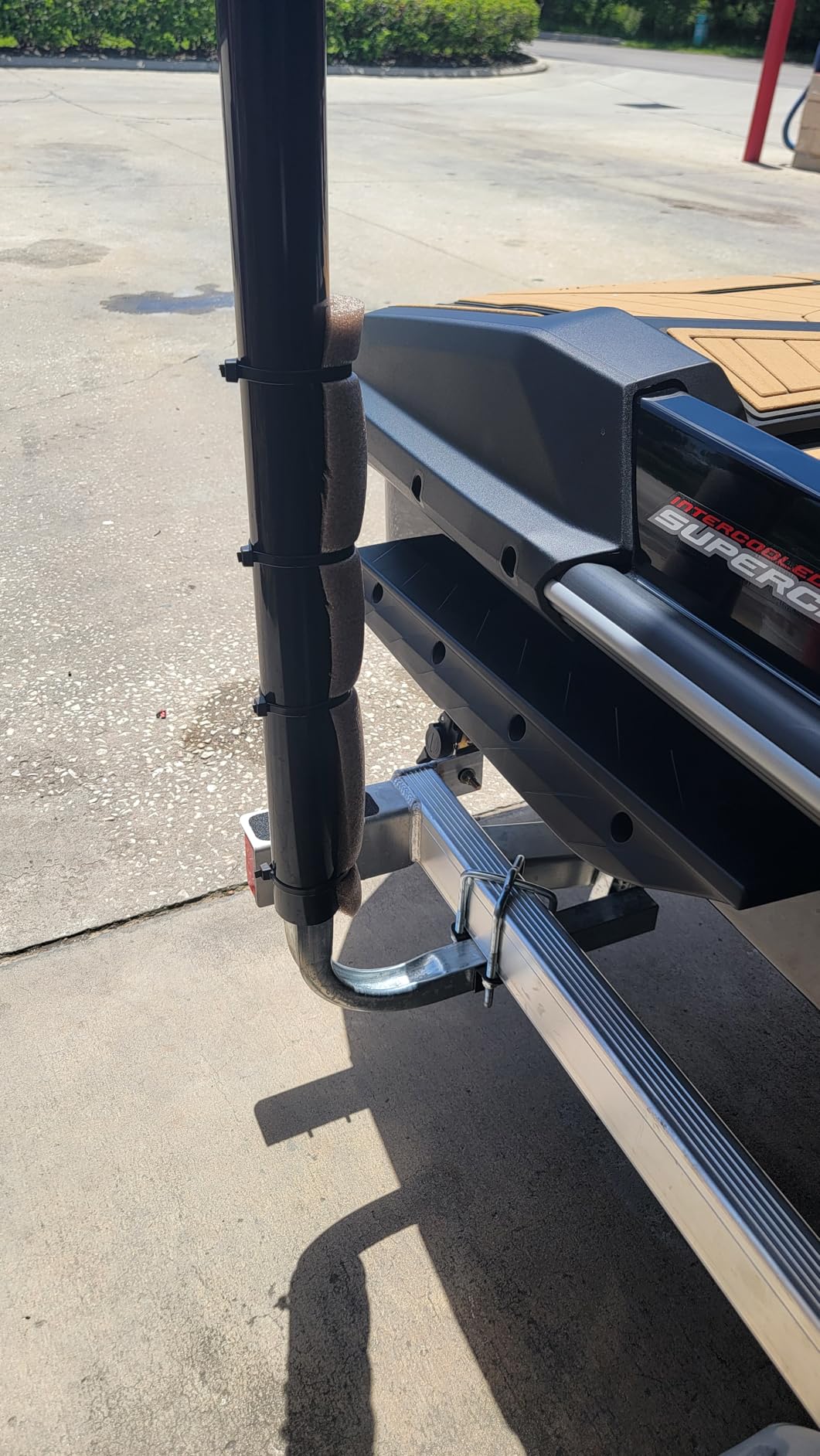 Boat Trailer Guides 40in/48in Height Adjustable, Rustproof Galvanized Steel Boat Trailer Guides Poles Kits with PVC Pipes, for Ski Boat, Fishing Boat, Sailboat Trailer customer photo 2