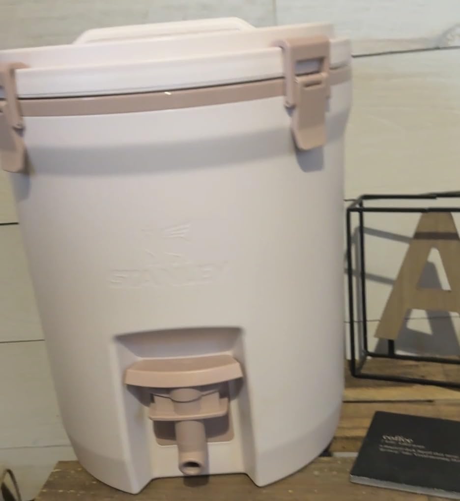 Stanley Adventure Fast Flow Water Jug 2 Gallon | Leakproof Ice Water Dispenser | Insulated Beverage Cooler | Easy Pour Spigot and Latched Foam Lid | BPA-Free customer photo 1