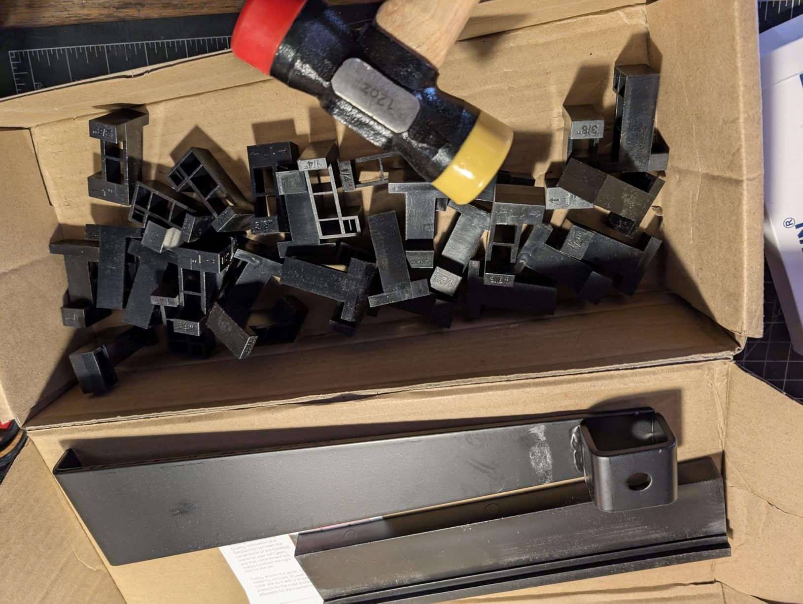 Goldblatt Laminate Wood Flooring Installation Kit with Reinforced Double-Faced Mallet, Heavy Duty Pull Bar, Tapping Block, 30-Piece Spacers, Professional Flooring Tools for Laminate, Hardwood, Vinyl customer photo 2