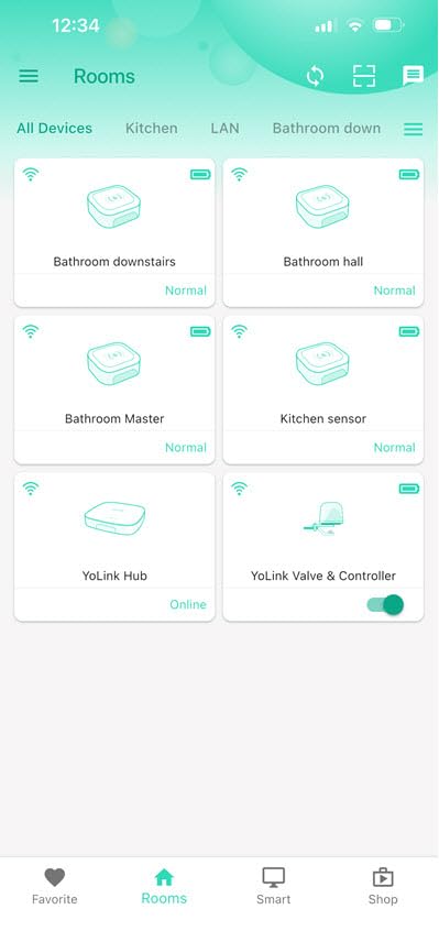 YoLink DIY Automatic Water Leak Detection & Shut-Off Starter Kit, Valve Operator, X3 Version Wireless Valve Controller, (4) Leak Sensors, Hub customer photo 2