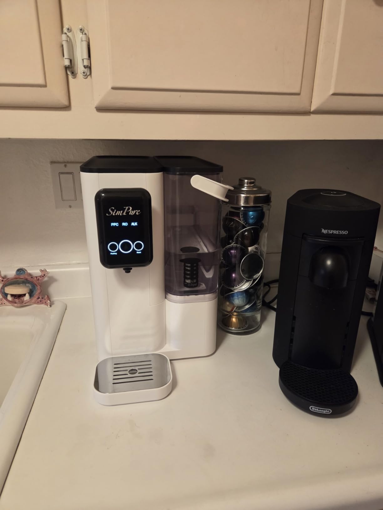 SimPure Y9A UV Countertop Reverse Osmosis Water Filter, Alkaline Remineralization 300 GPD 6 Stage Purification, RO Water Filtration System, Super Fast Filtering Portable Water Purifier customer photo 1