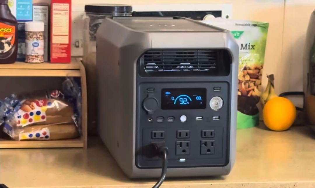 DABBSSON 2048Wh Portable Power Station, Safe Semi-Solid LiFePO4, 3300W Power Boost, 2200W AC Output x6, 41lb,Compact & Lightweight, 1.3X Runtime, 2000L Solar Generator for Camping/Home/RV customer photo 2