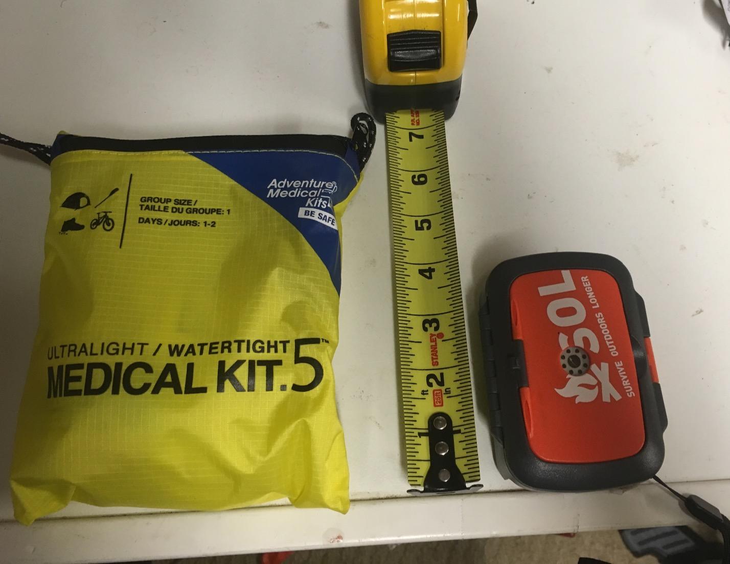 Adventure Medical Kit Ultralight/Watertight Medical Kit .5 - Up to 2 People, Up to 2 Days - Includes Bandages, Blister Essentials & More - Perfect for Hiking, Biking & Climbing customer photo 1