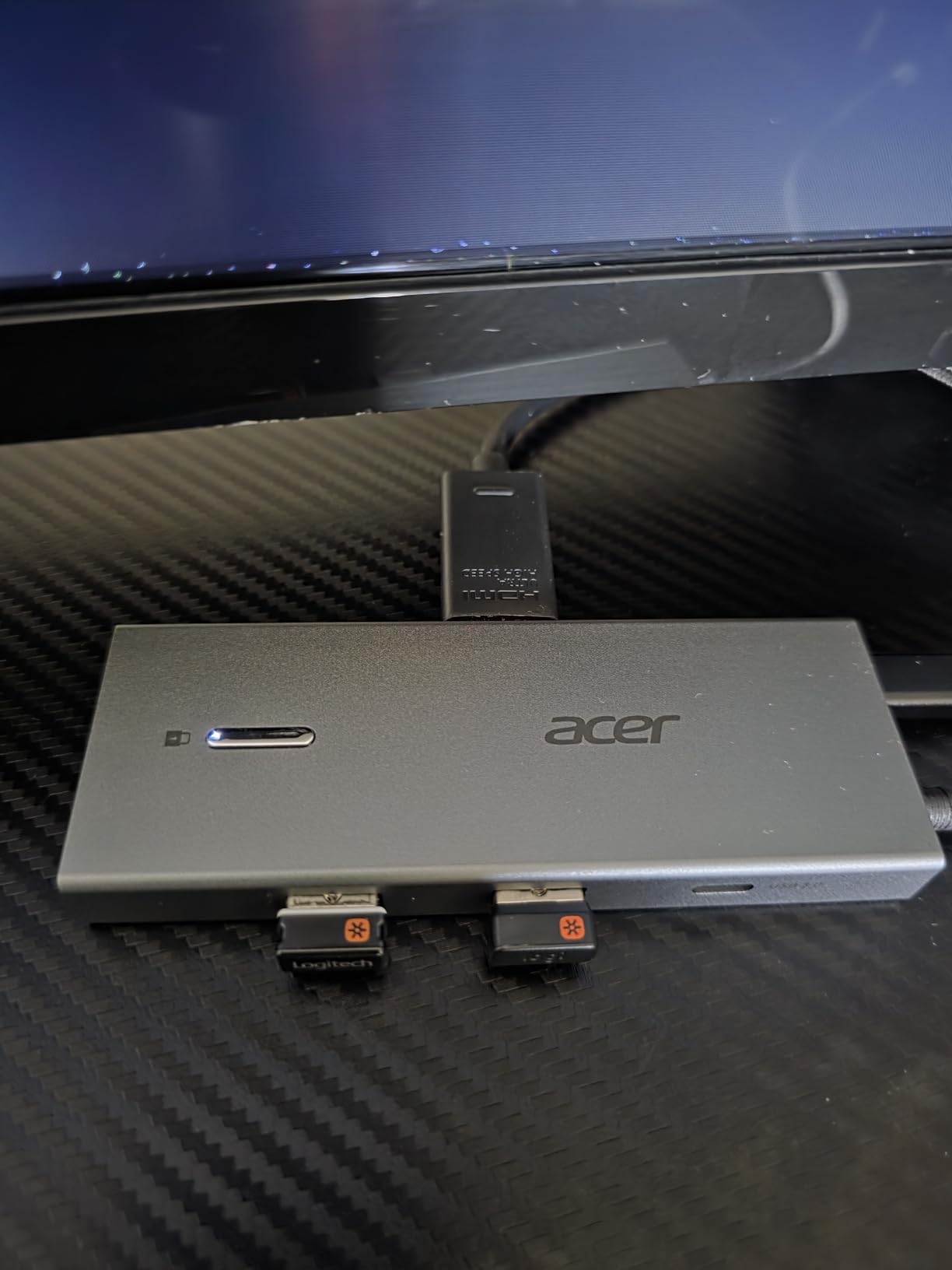 Acer USB C Docking Station Dual Monitor with 2 HDMI, 9-in-1 Laptop Docking Station with 4K@60Hz HDMI, USB A&C 3.0, SD/Micro SD, 100W PD, USB C Dock Compatible with Acer/Dell XPS/HP/Mac/Surface (15cm) customer photo 1