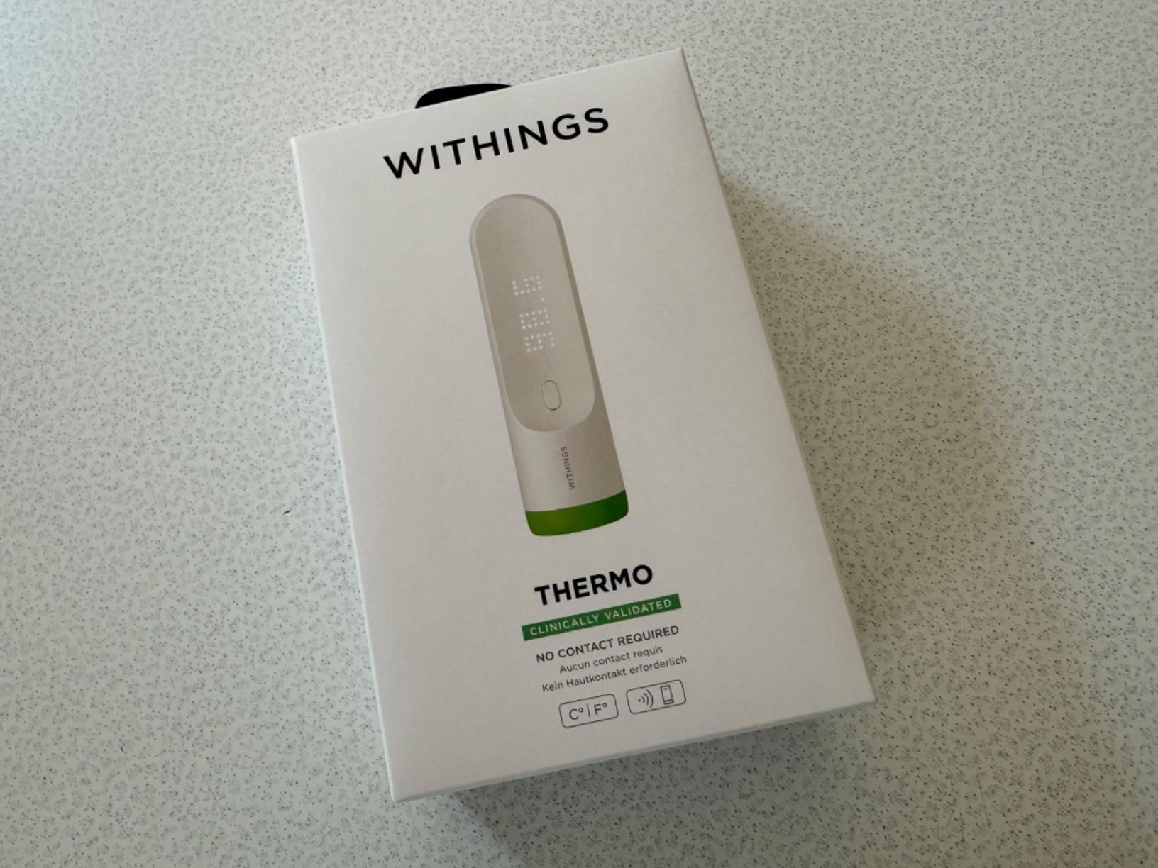 Withings BeamO - Contactless Smart Digital Thermometer, MultiScan Device, ECG Monitor, Digital Stethoscope, Children & Adults, Multi-User, Family Care customer photo 2