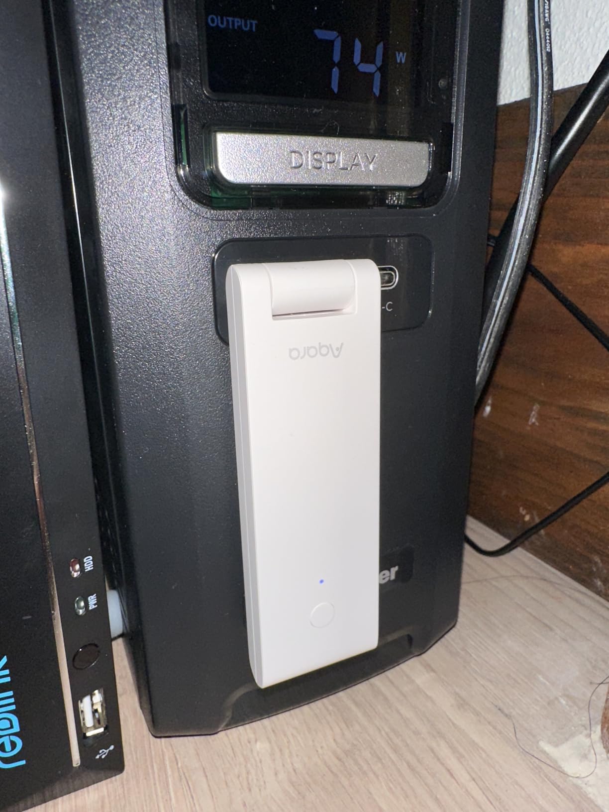 Aqara Smart Hub M100 for Home Automation, Matter Controller, Thread Border Router, Features Aqara Zigbee (Not Third-Party), Wi-Fi, Supports Amazon Alexa, Apple HomeKit, IFTTT, Home Assistant customer photo 1