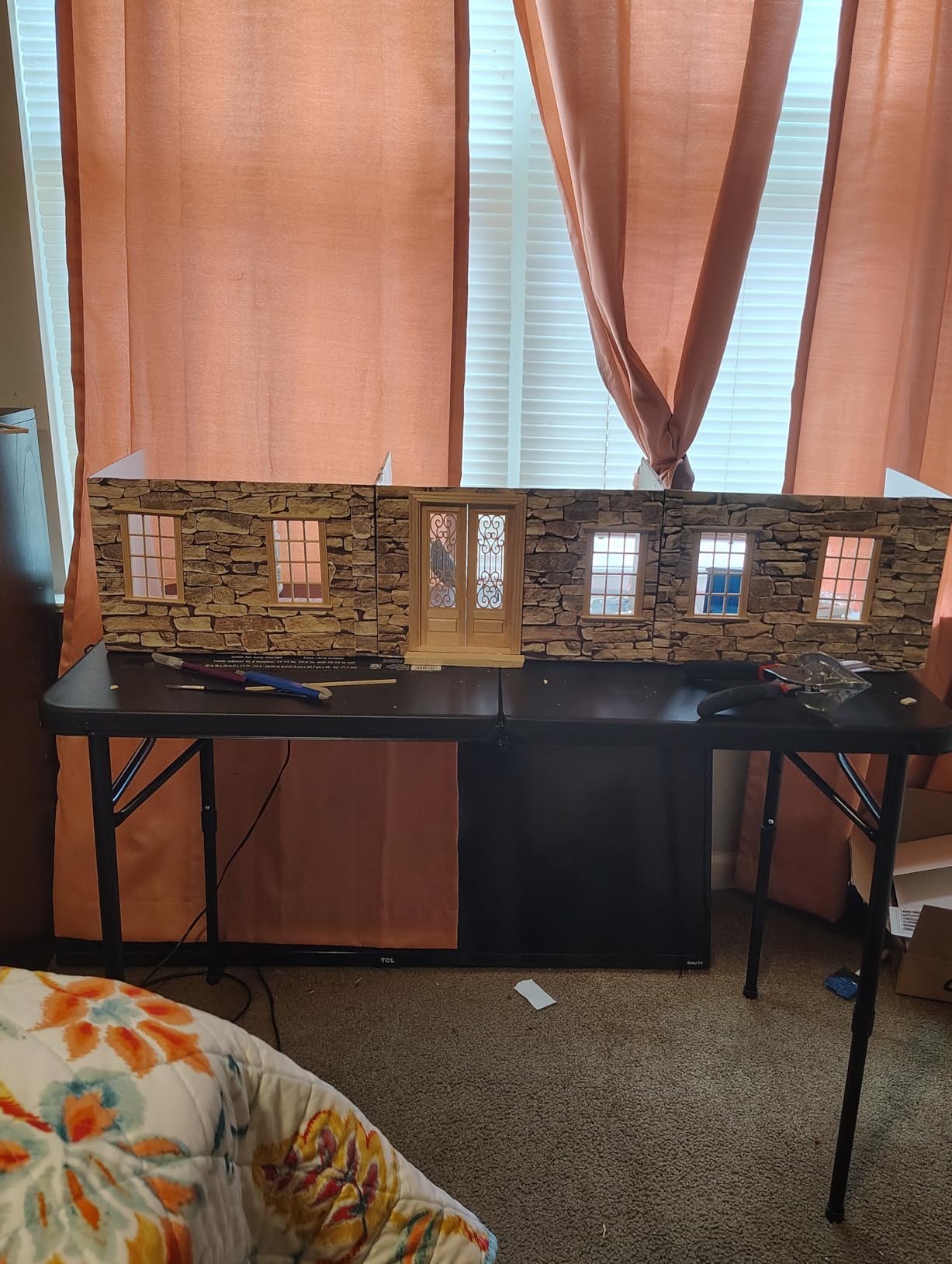 codree 2 Pcs Cardboard Diorama Kit, Diorama Box for Display, Diorama Project Supplies Display Case with Double Sided Tapes for DIY Crafts Toys, 11.8 x 8.7 x 8.3 Inch customer photo 1